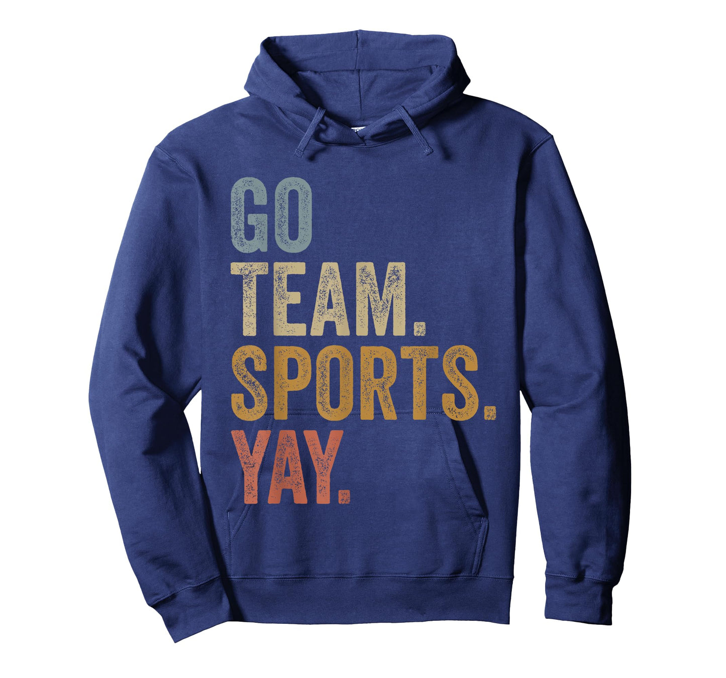 Vintage Go Team Sports Yay Funny Game Day Men Women Kids T-Shirt