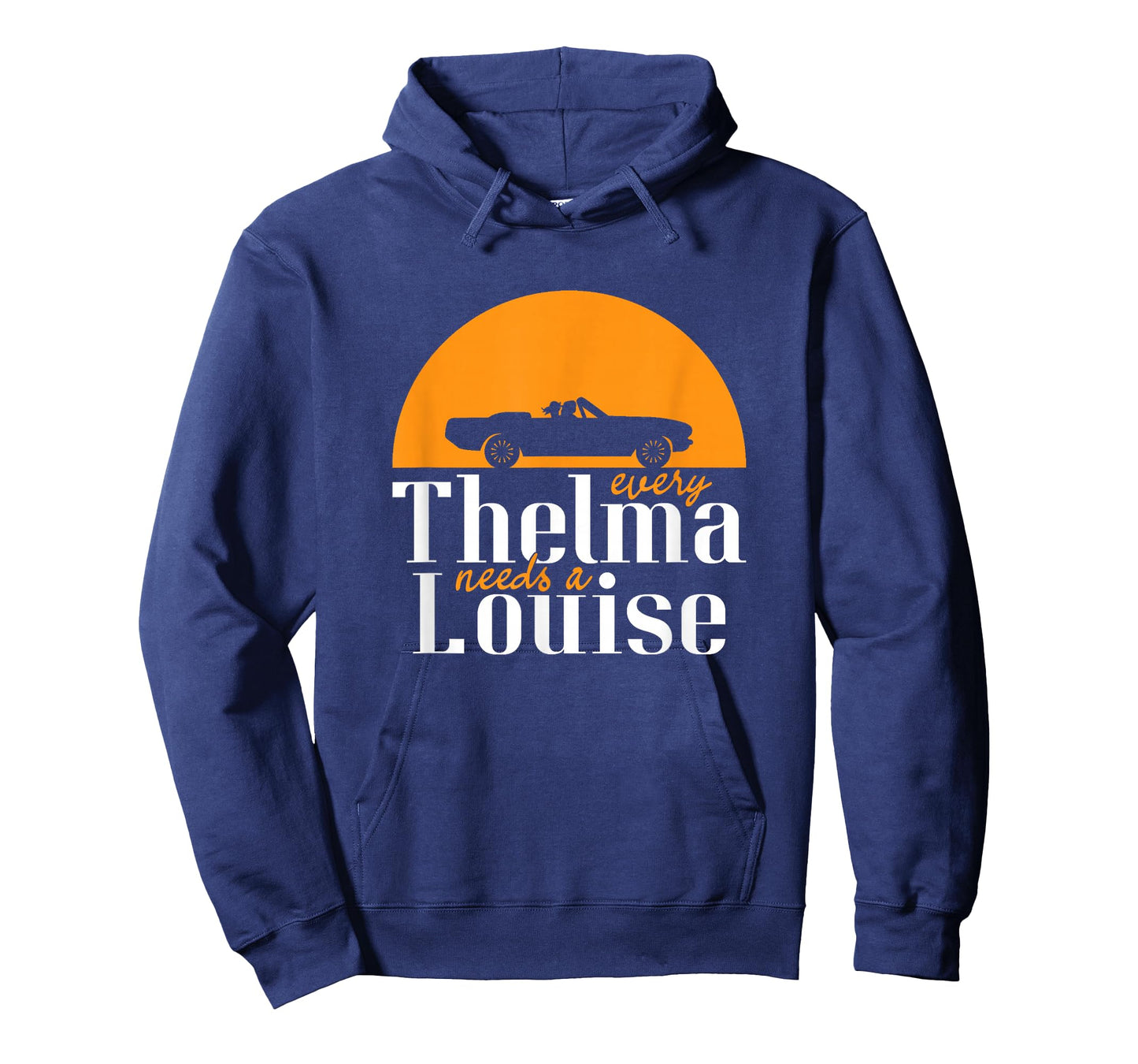 Yeoys People & Lifestyle T-Shirt Gifts Every Thelma Needs A Louise - Best Friends Unisex Adult Black Cotton T-Shirt