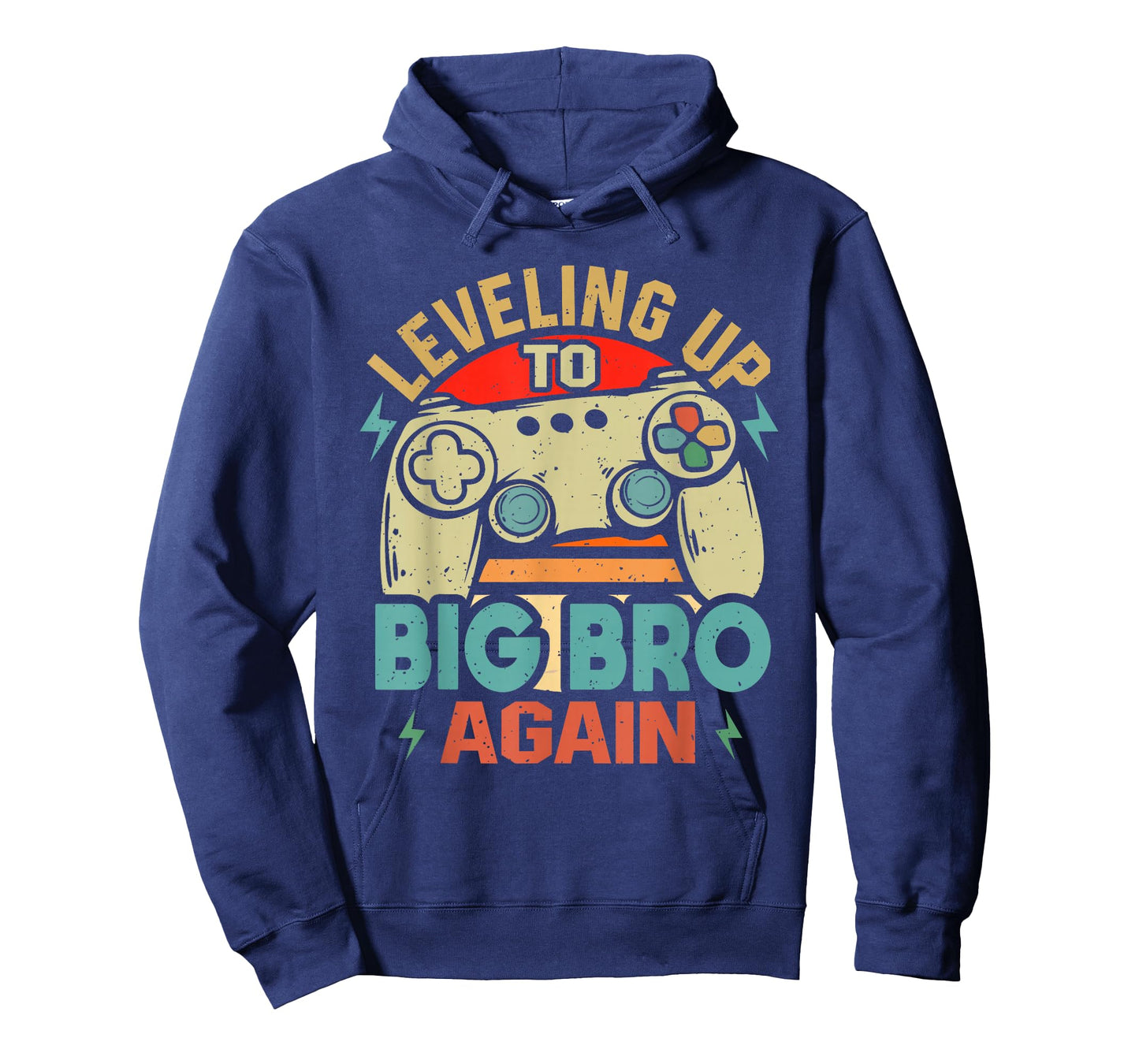 Leveling Up To Big Bro Again Vintage Gamer Brother Again T-Shirt