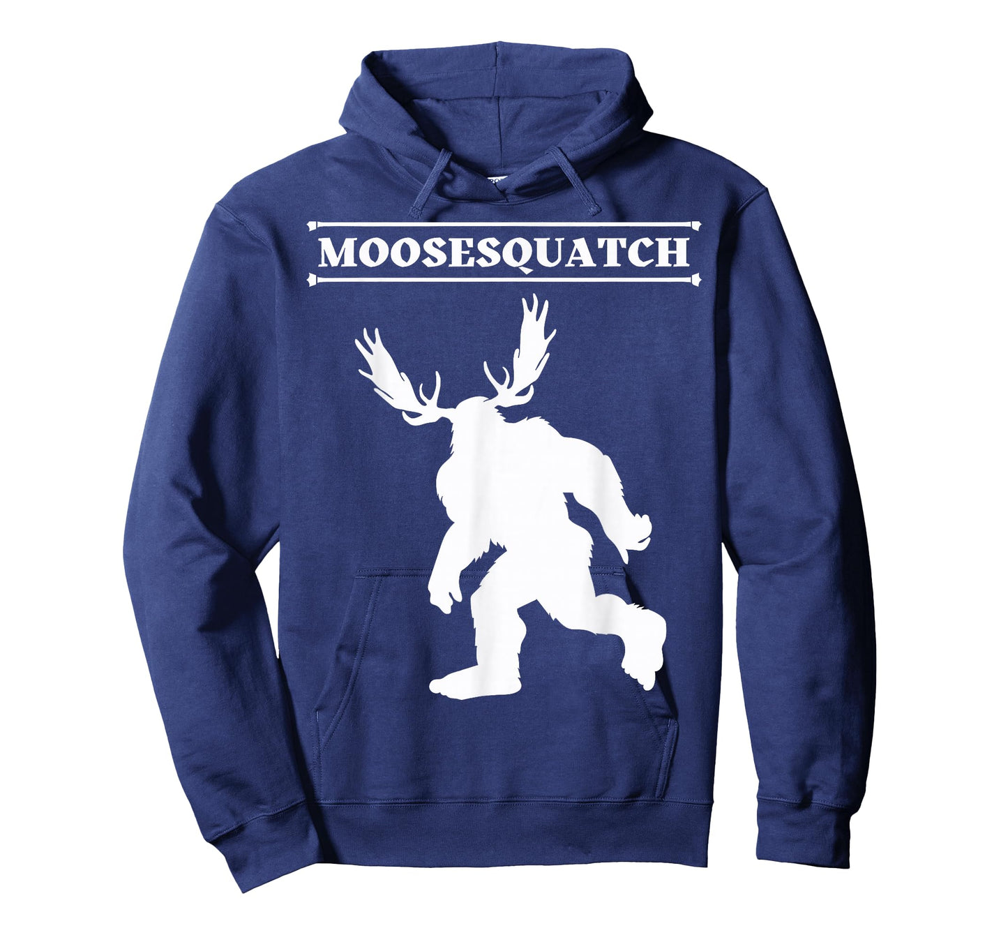 White Moosesquatch Funny Moose-Sassquatch Cryptid Creature T-Shirt