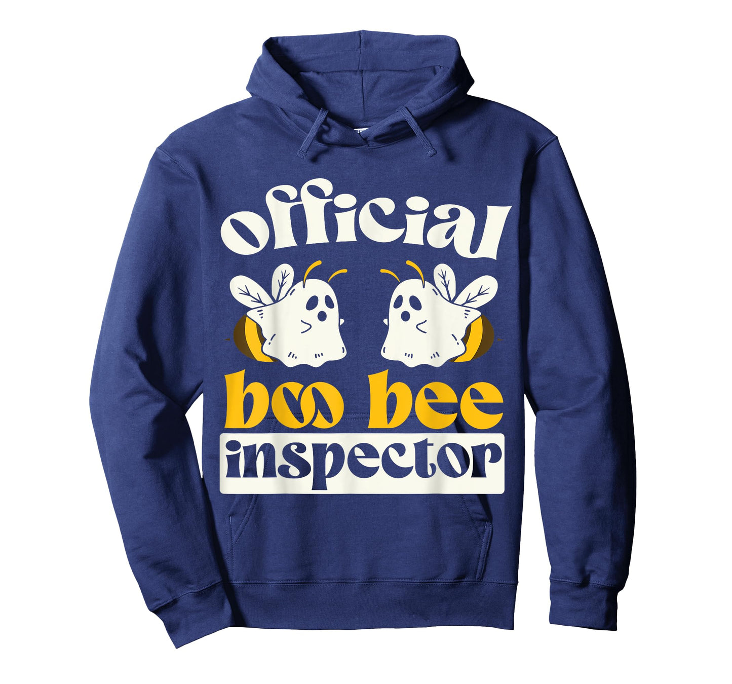 Official Boo Bee Inspector Halloween Humor Funny Ghost T-Shirt