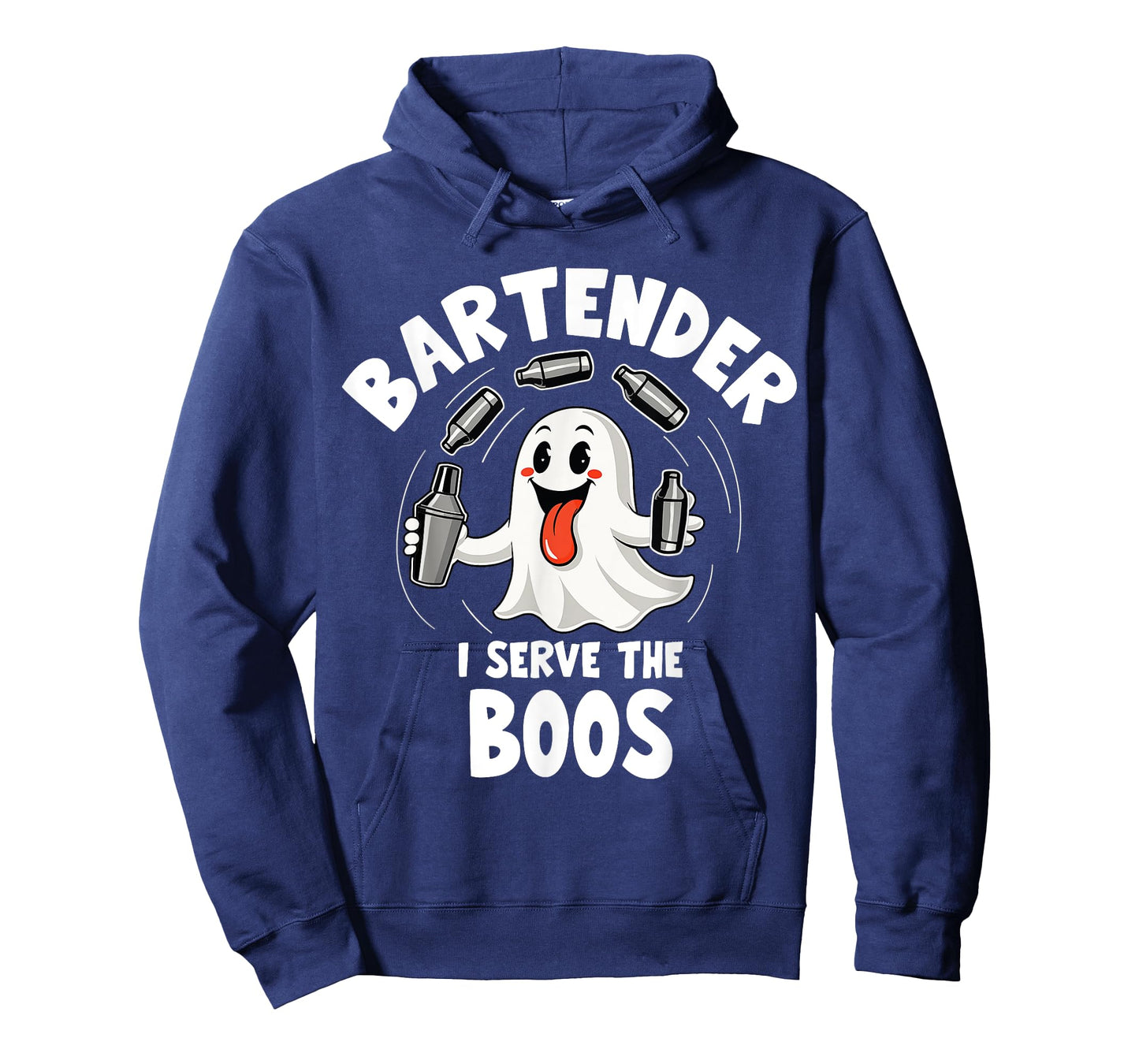 Bartender Halloween Costume I Serve The Boos Men Women T-Shirt
