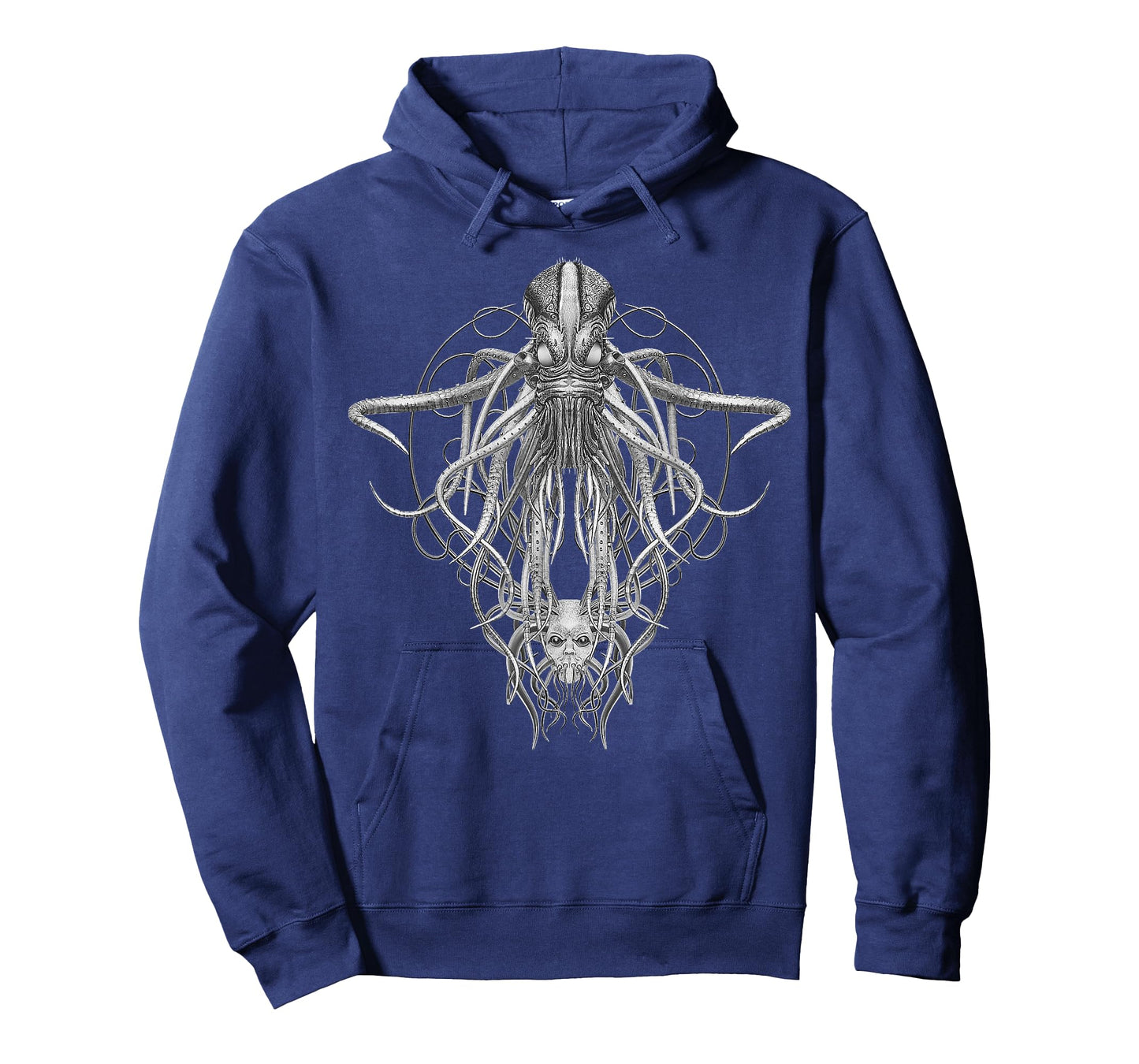 Cthulhu Monster in Black and White Retro Vintage Steampunk T-Shirt