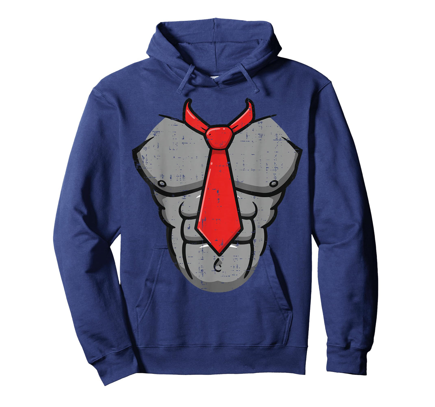 Halloween Gorilla Chest Necktie Funny Costume Men Boys Kids T-Shirt