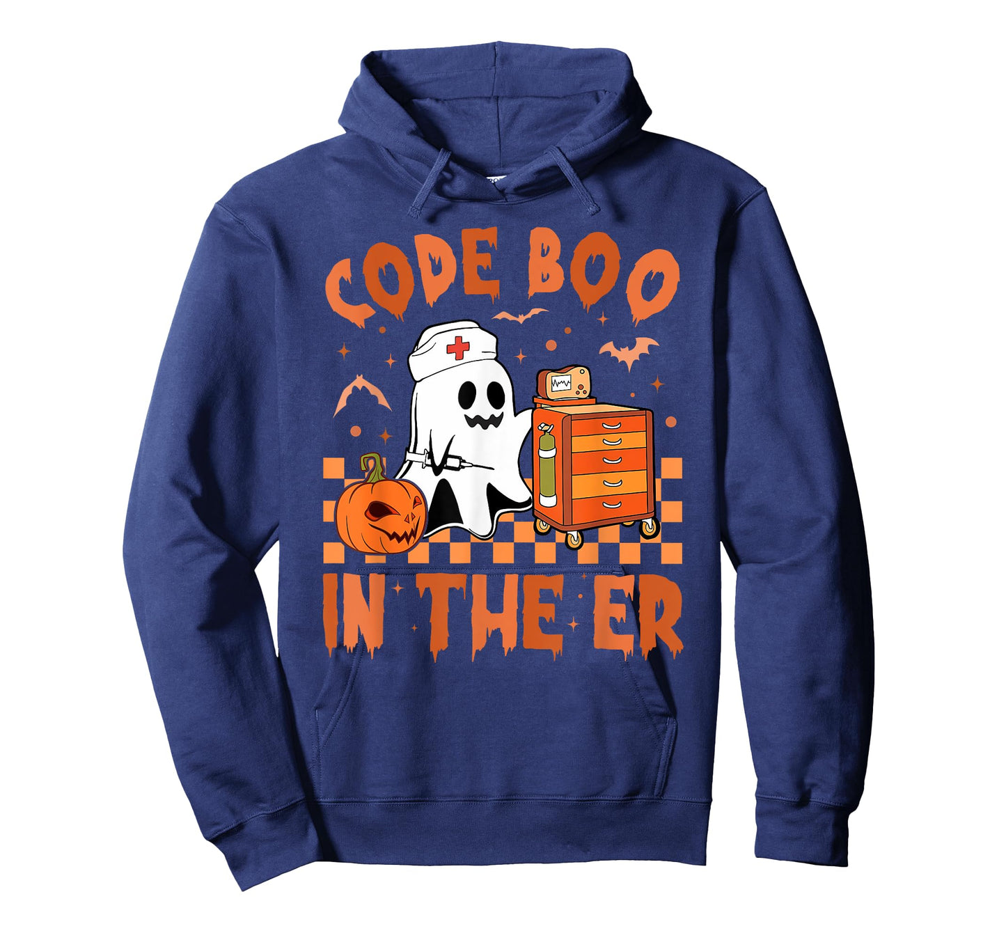 Retro Code Boo In The ER ICU Nurses Boo-jee Ghost Halloween T-Shirt