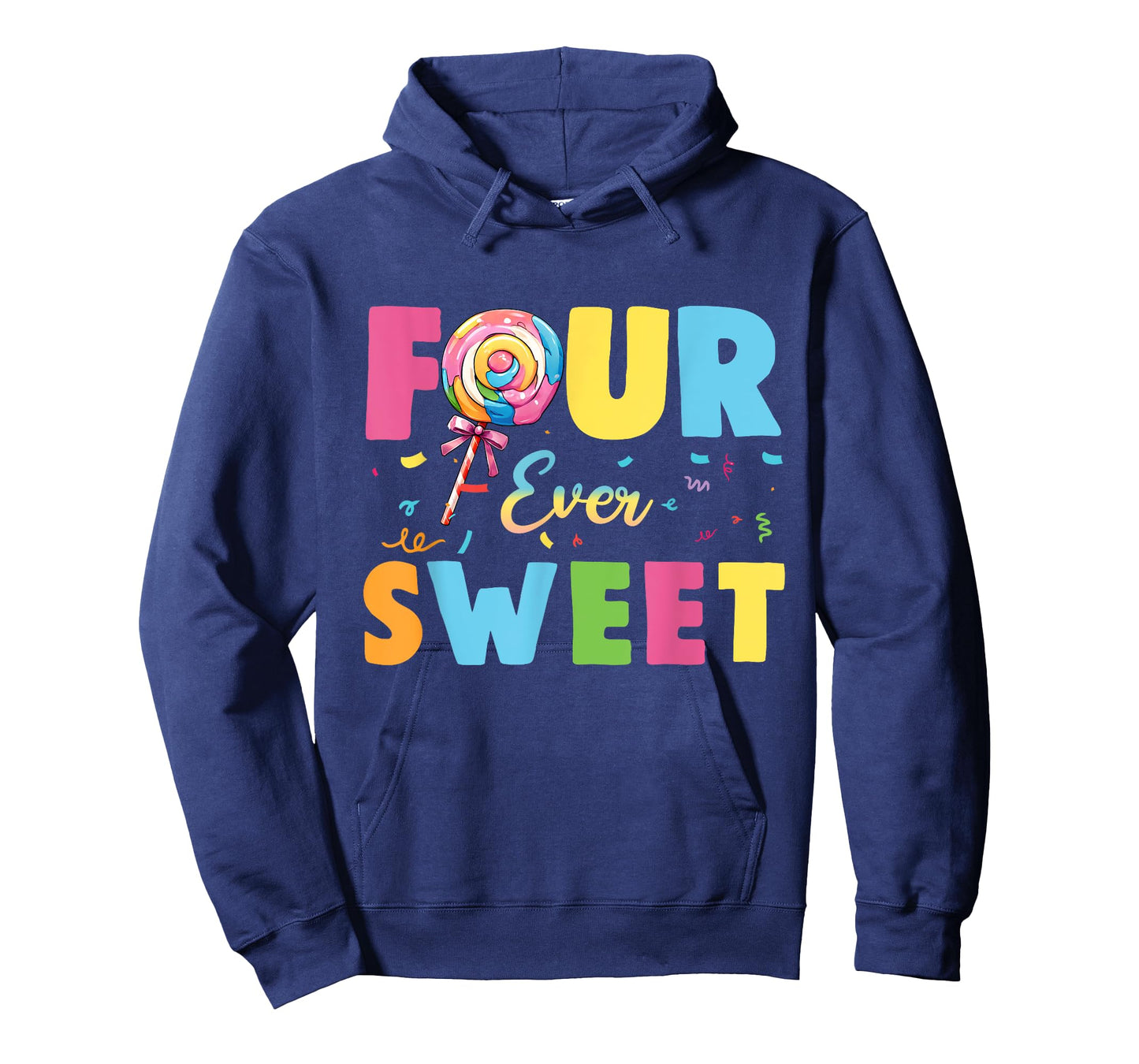 Lollipop Birthday Four Ever Sweet Girls Kids 4th Bday Candy T-Shirt