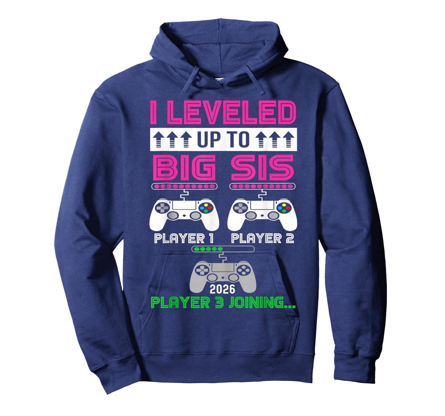 leveled Up To Big Sister Again 2026 promoted to big Sister T-Shirt