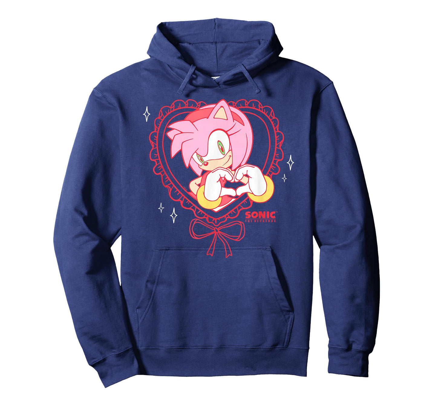 Sonic The Hedgehog Valentine's Day Amy Coquette Portrait T-Shirt