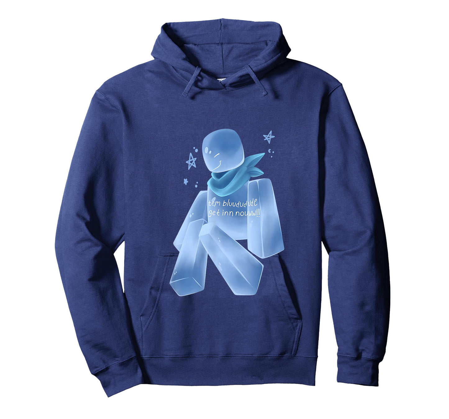 Bluudud Bluudude Blue Dude Character Team Lox Video Game T-Shirt