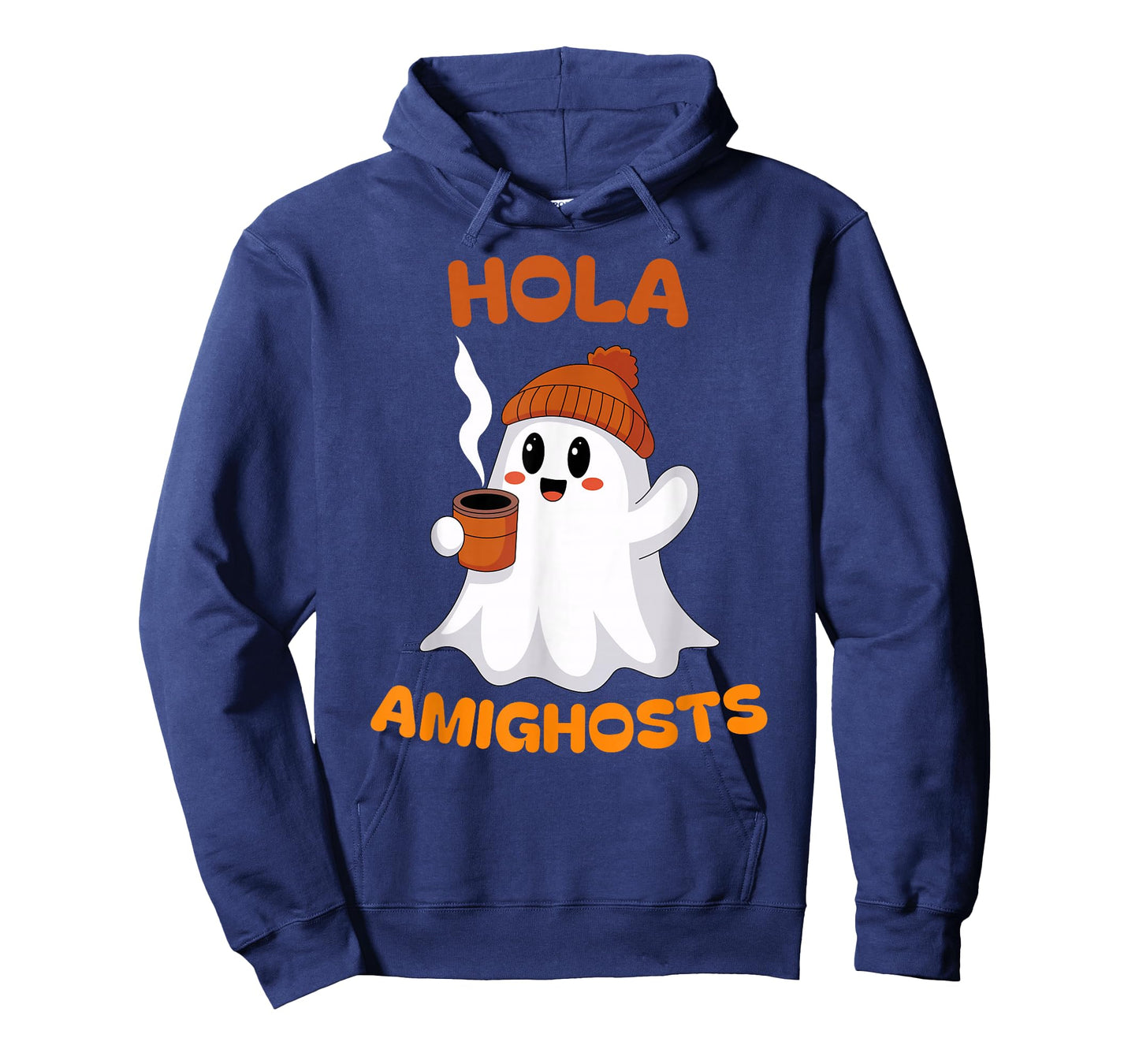 Hola Amighosts Funny Spanish Pun Language Ghost Halloween T-Shirt