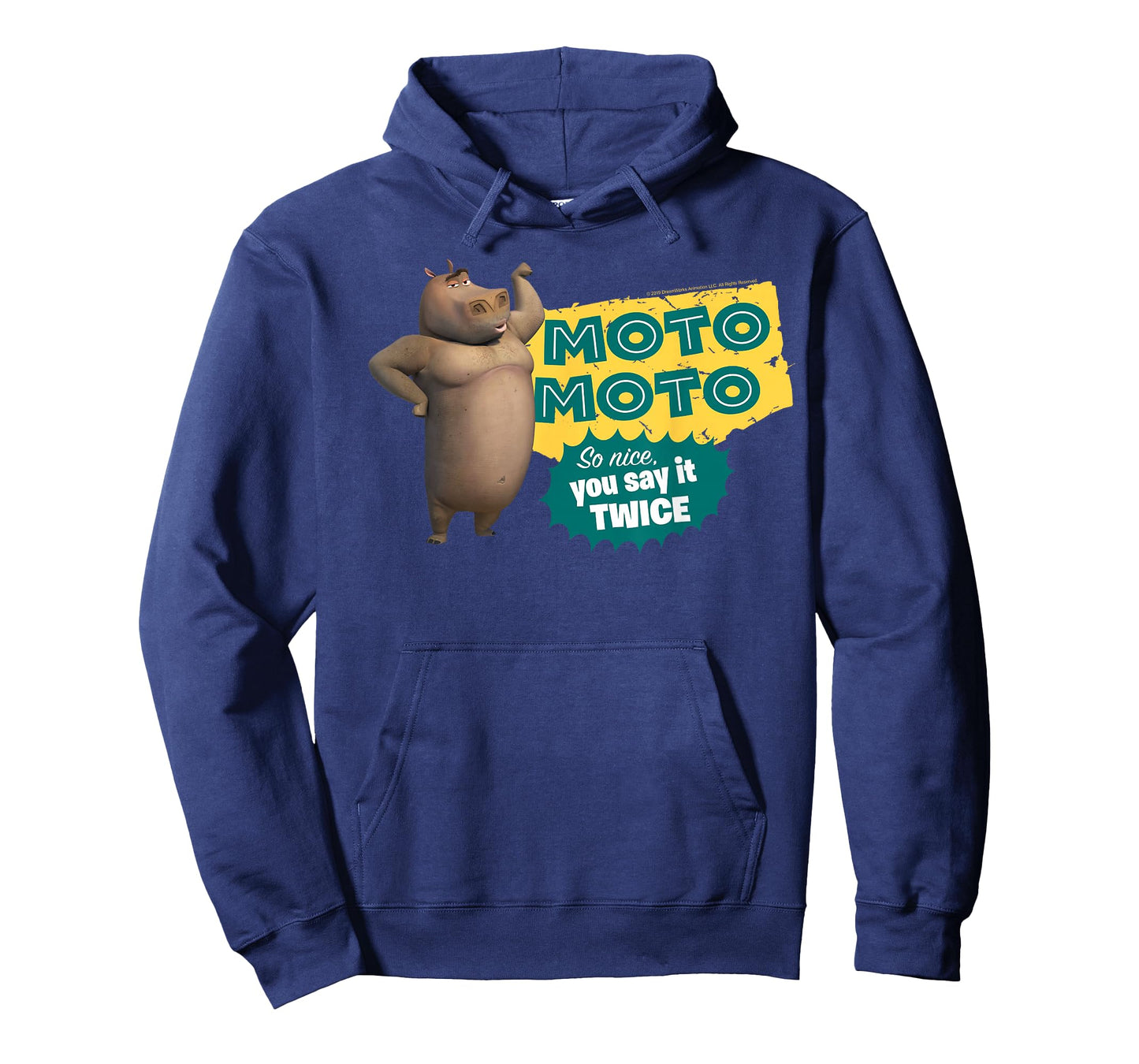 Madagascar Moto Moto Say It Twice Text Poster T-Shirt