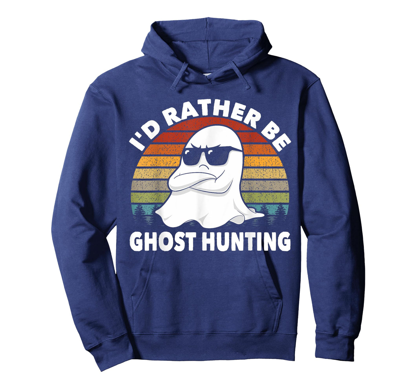 I'd Rather Be Ghost Hunting Retro Funny Ghost Hunter T-Shirt