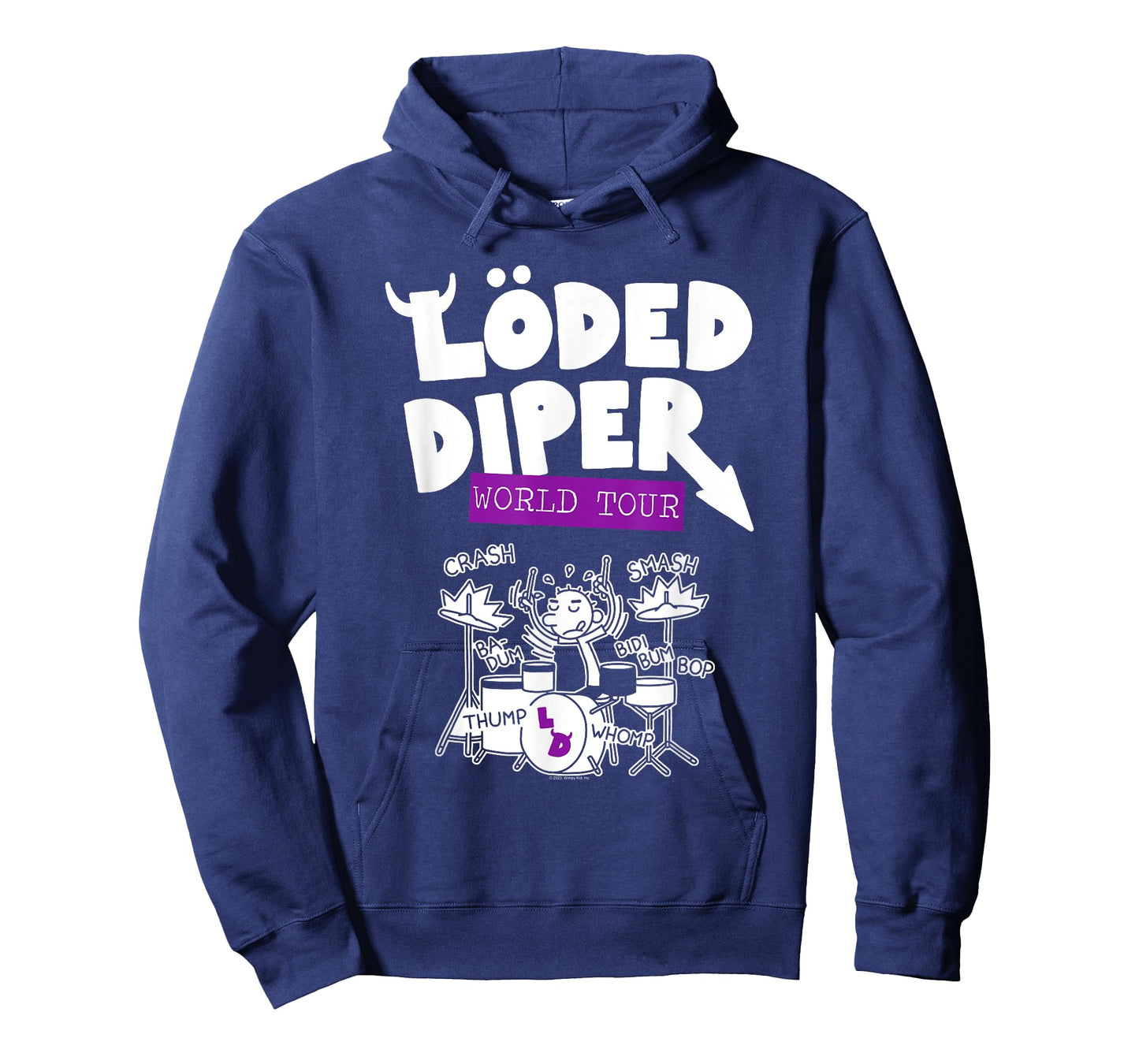 Diary of a Wimpy Kid Loded Diper Band World Tour Funny T-Shirt