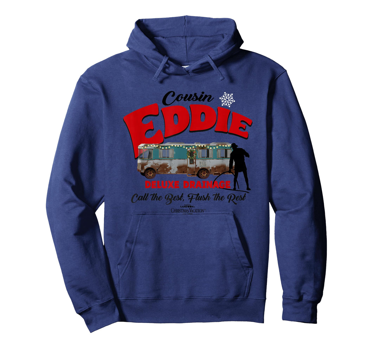 Christmas Vacation Cousin Eddie Deluxe Drainage T-Shirt