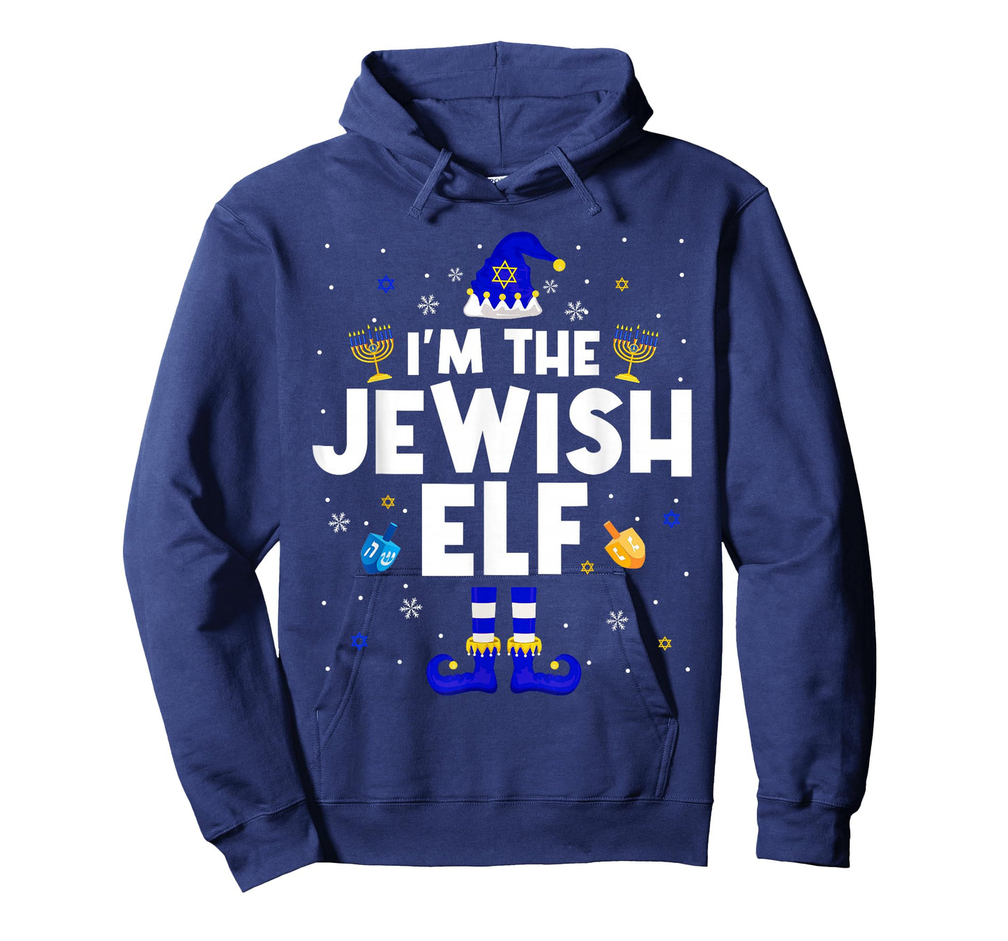 I'm The Jewish Elf Hanukkah Chanukah Christmas Family Group T-Shirt