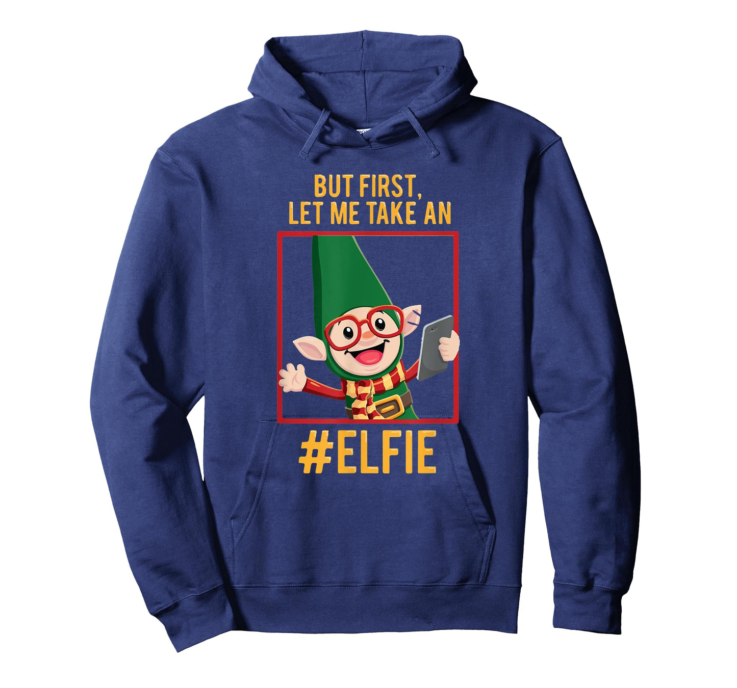 Funny Christmas Elf Let Me Take a Selfie 'Elfie' T-Shirt