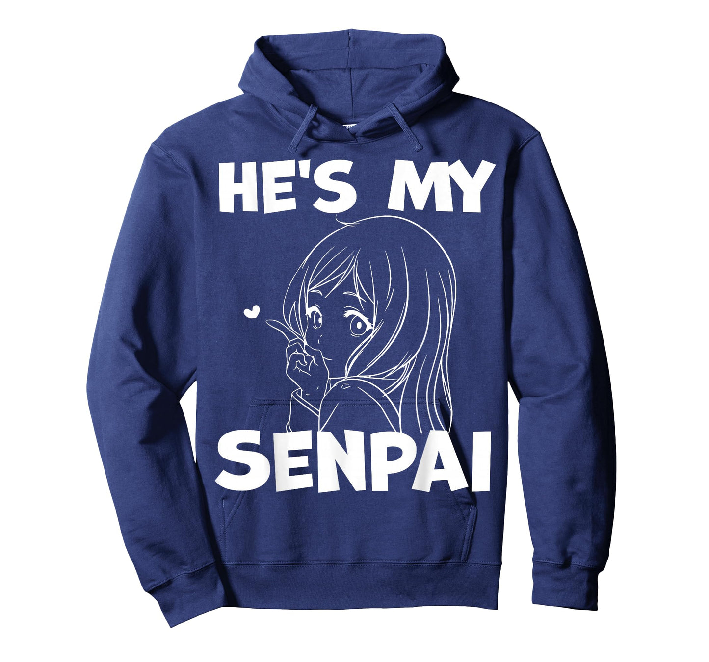 He's My Senpai Funny Anime Matching Couple Girlfriend Gift T-Shirt