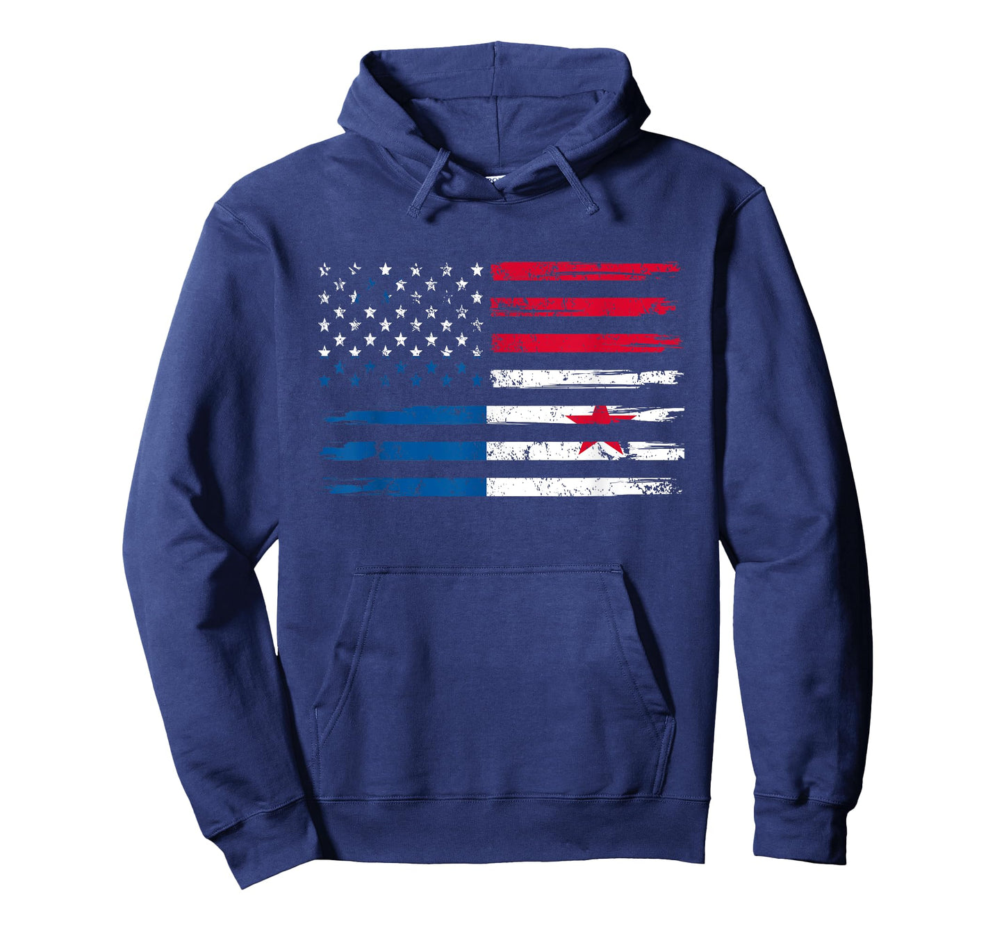 Half American And Panamanian Panama Usa Vintage Flag Men T-Shirt