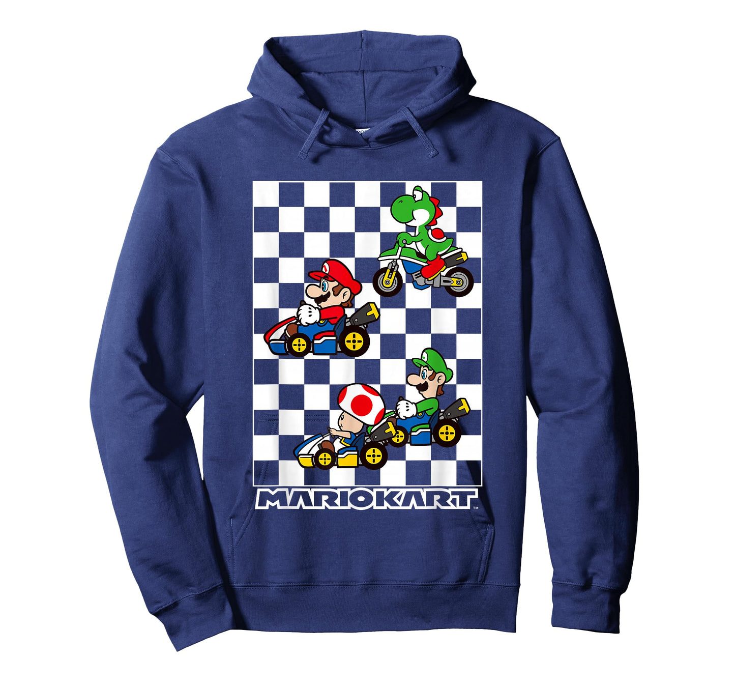 Mario Kart Racing Big Nintendo 4 Character Portrait T-Shirt