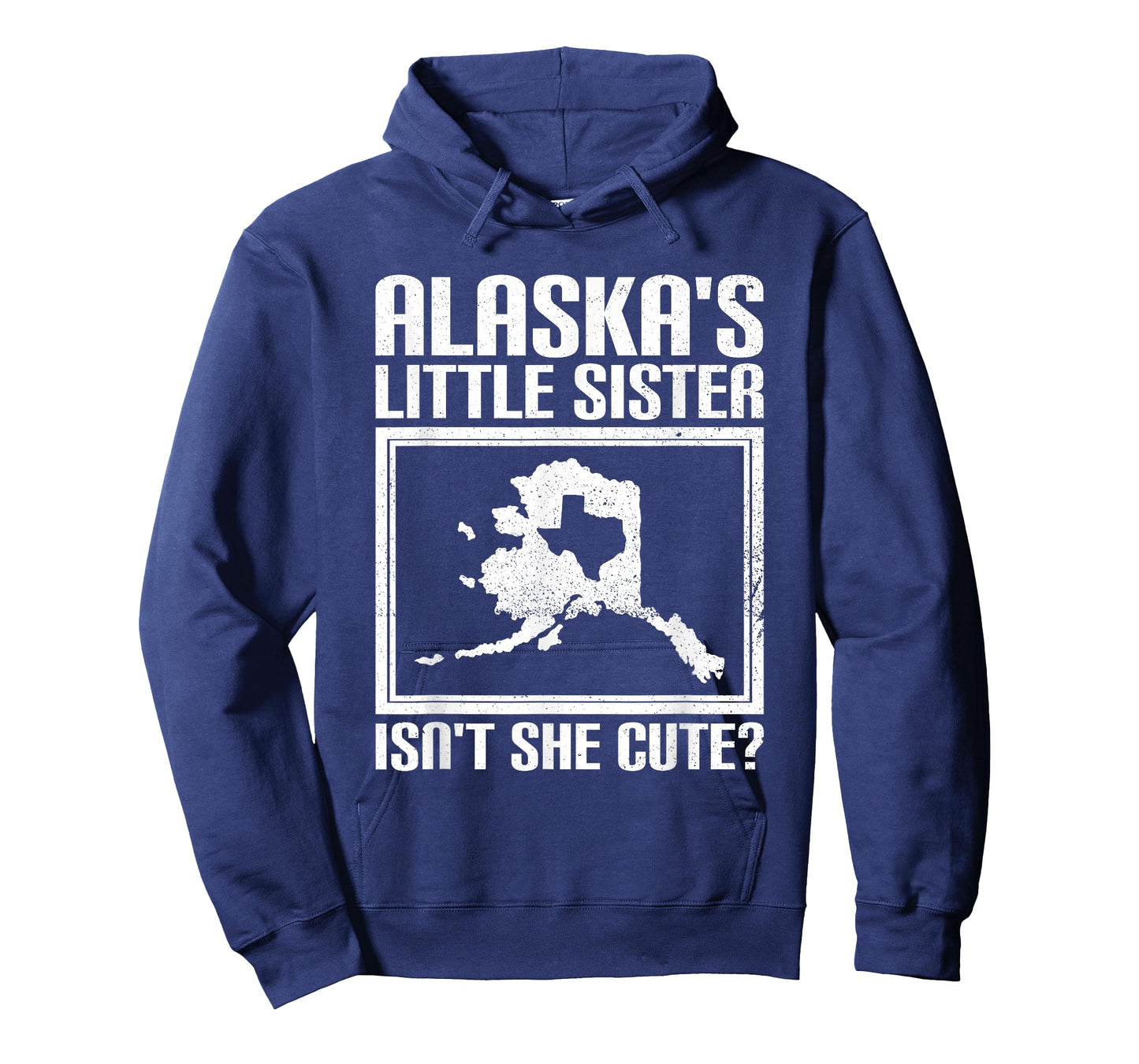 Funny Alaska Day Cute Texas Little Sister Alaska State Pride T-Shirt