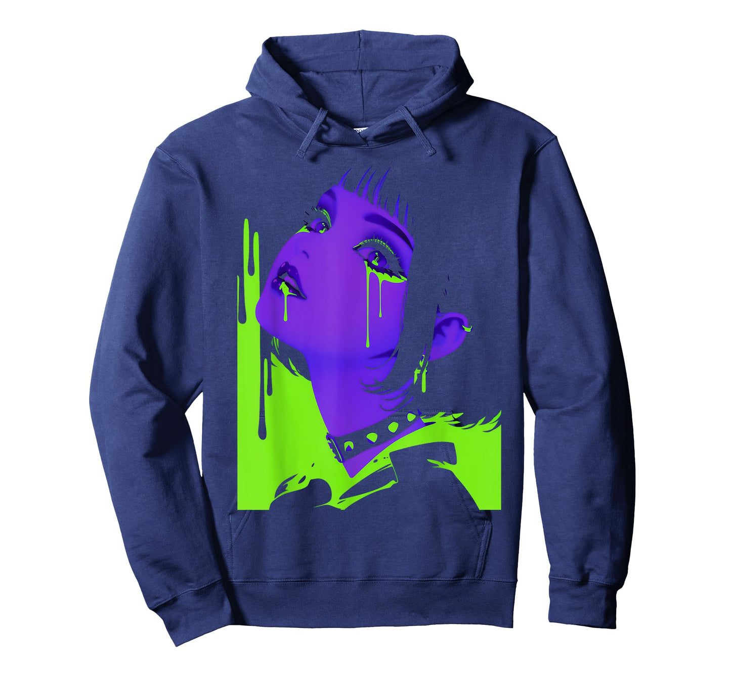 Cybergoth Cybercore Grunge Punk Goth Girl Alt Anime Manga T-Shirt
