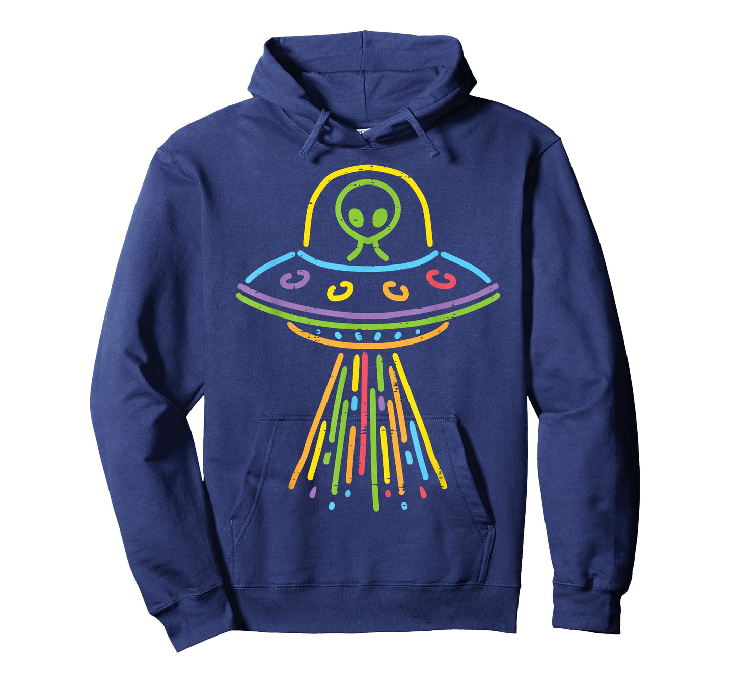 Colorful Alien Ufo Lines Cute Toddler Girls Boys Kids Women T-Shirt