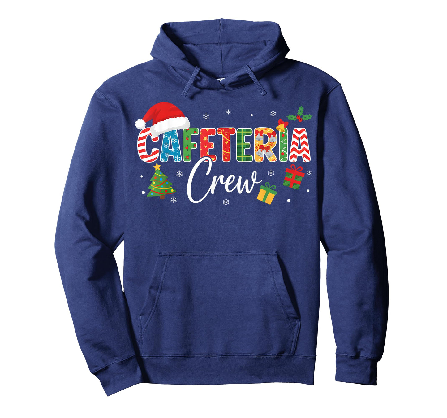 Cafeteria Crew Christmas Holiday School Staff Food Service T-Shirt