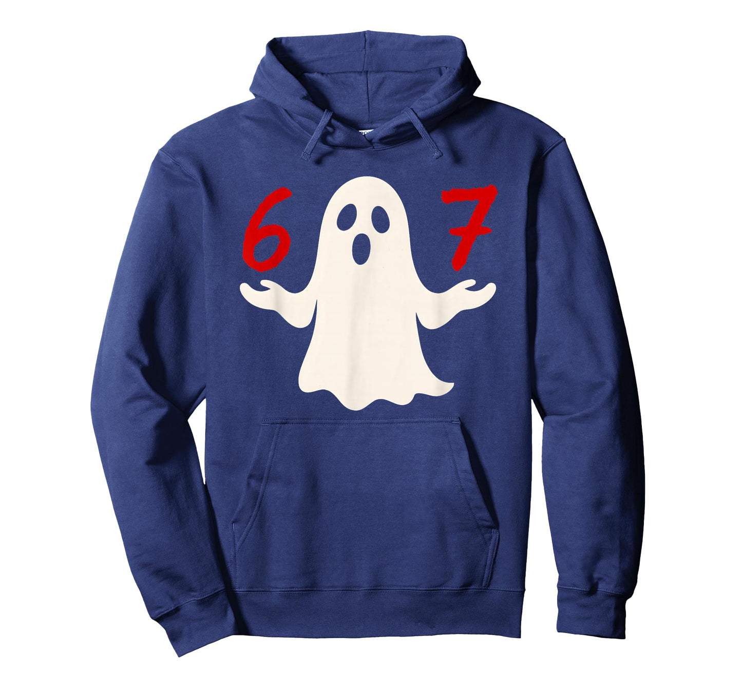 Fun Six Seven Meme 6 7 Halloween Ghost Costume T-Shirt