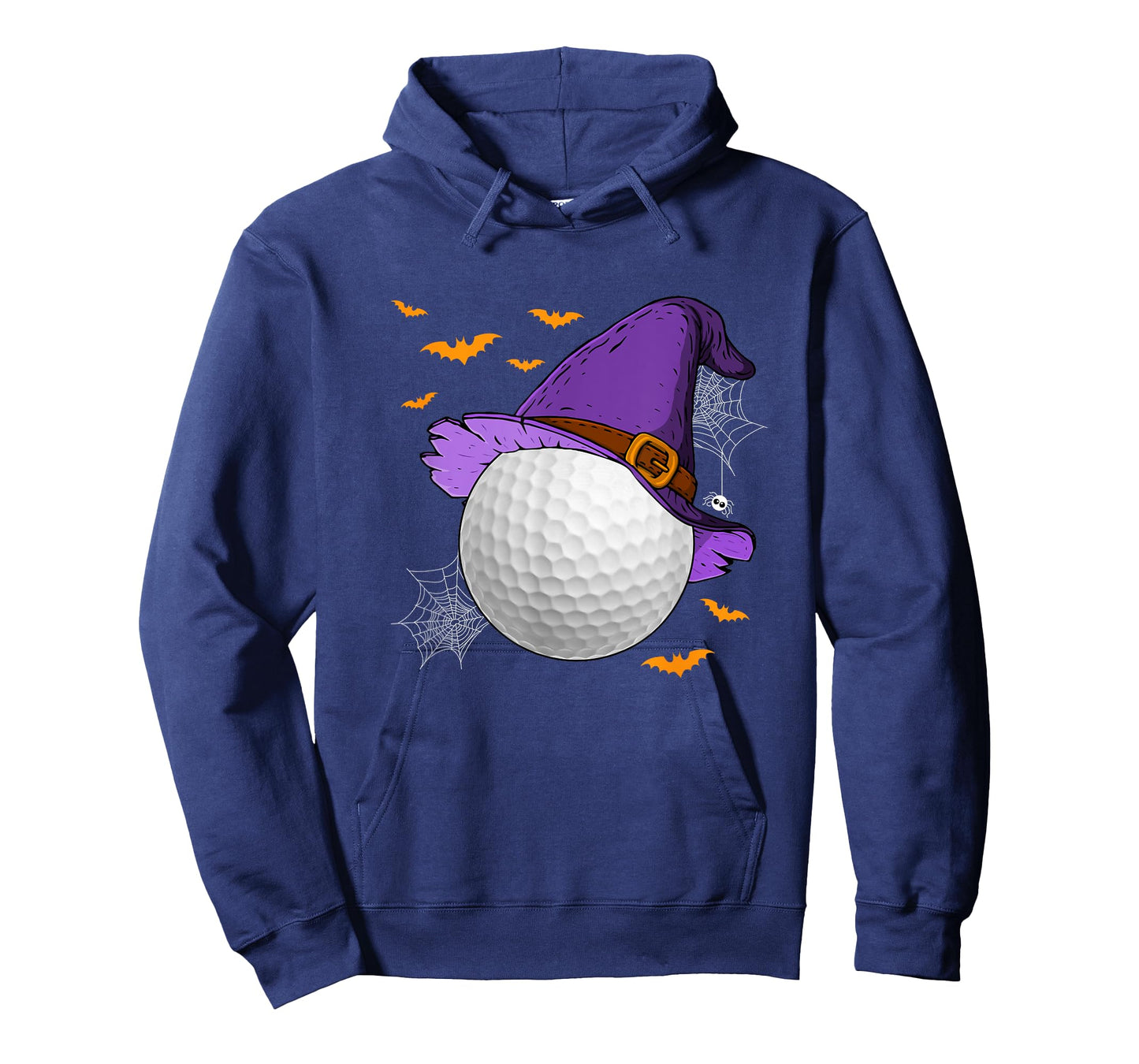 Golf Ball Witch Hat Pumpkin Spooky Halloween Costume T-Shirt