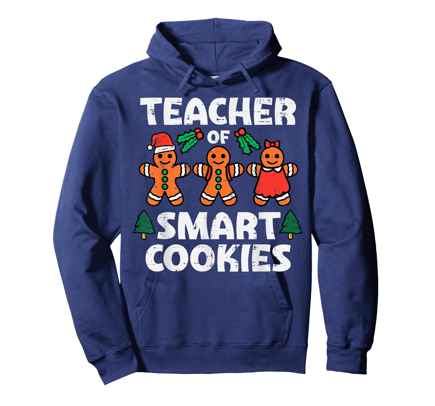 Teacher Of Smart Cookies Retro Gingerbread Xmas Men Women T-Shirt