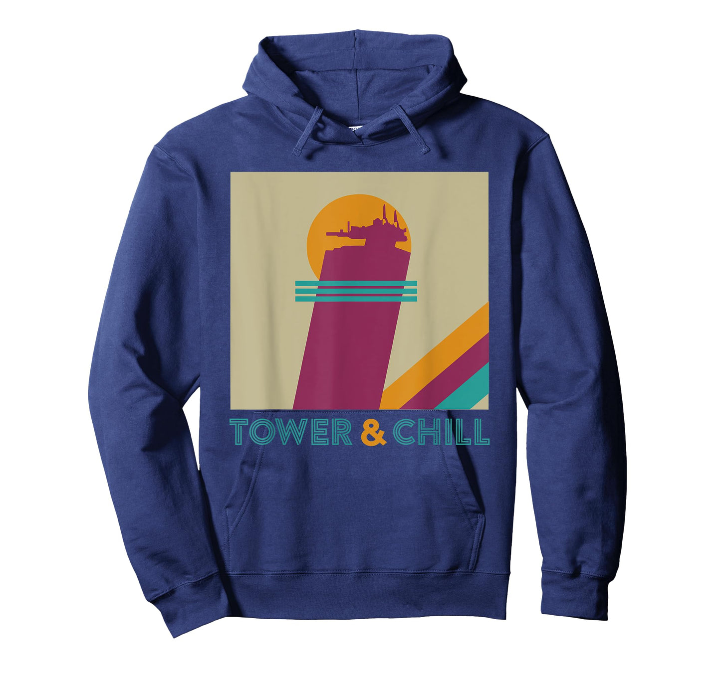 Retro TOWER & CHILL - Gamer Titan Hunter Warlock T-Shirt