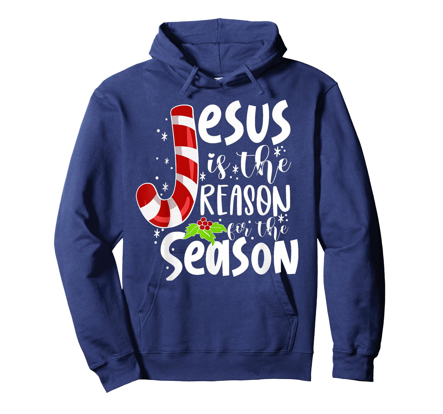 Jesus Is The Reason For The Season Christmas Xmas Candy Cane T-Shirt