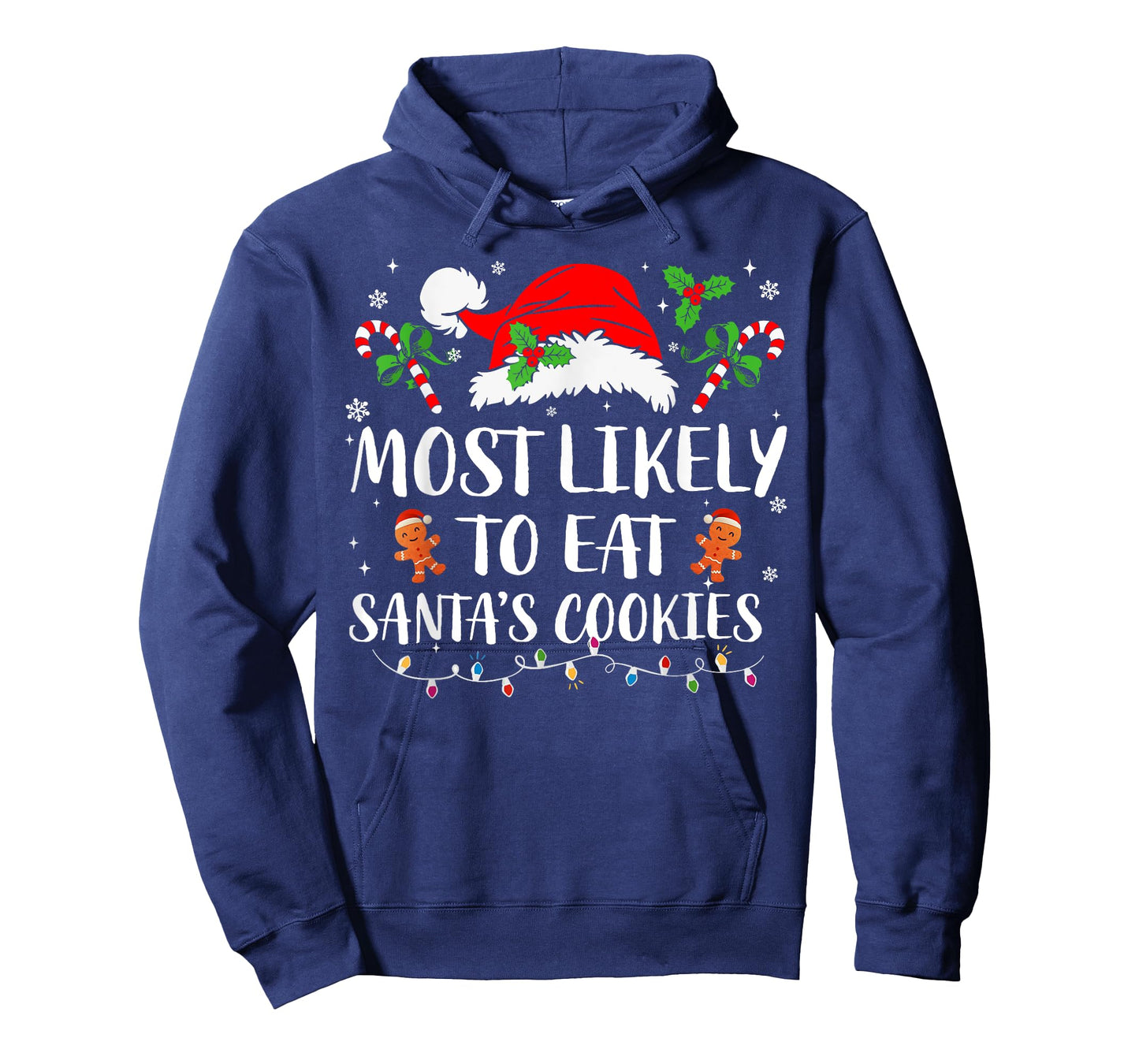 Most Likely To Eat Santa's Cookies Matching Family Pajamas T-Shirt