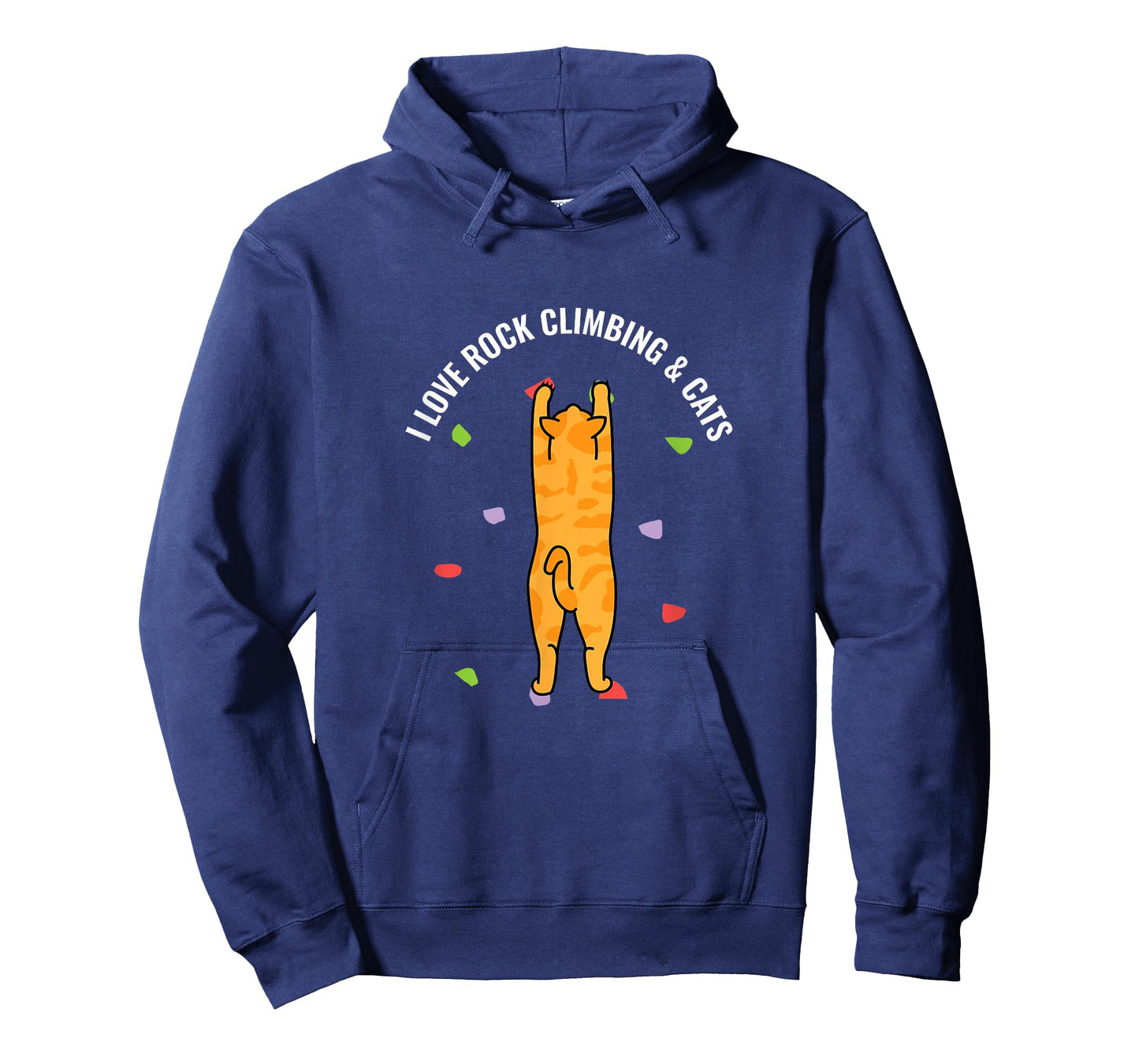 I Love Rock Climbing & Cats Cute Kitty Cat Feline Gift T-Shirt