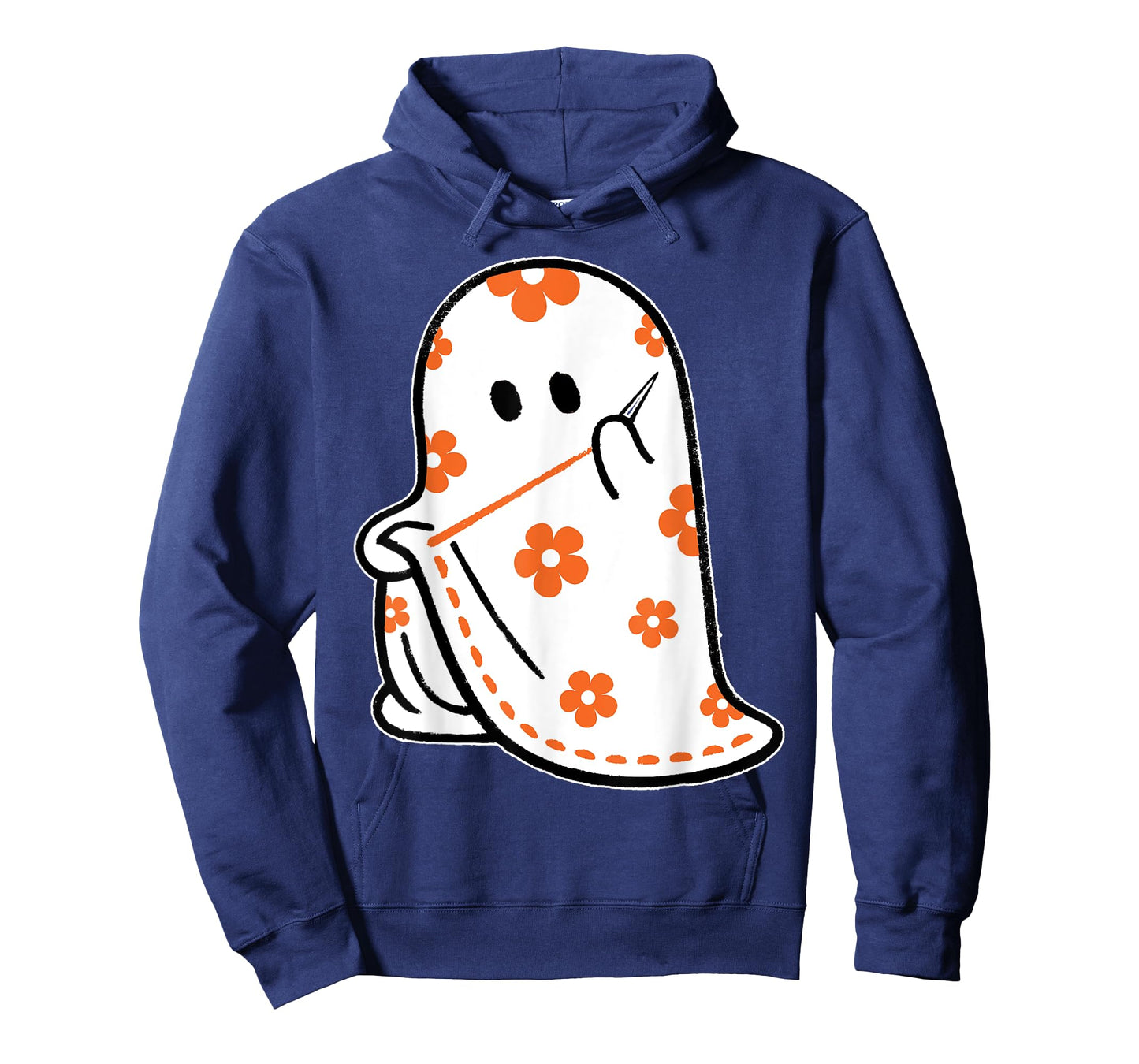 Halloween Costume Sewing Ghost Boo Funny Sewing Lovers Women T-Shirt
