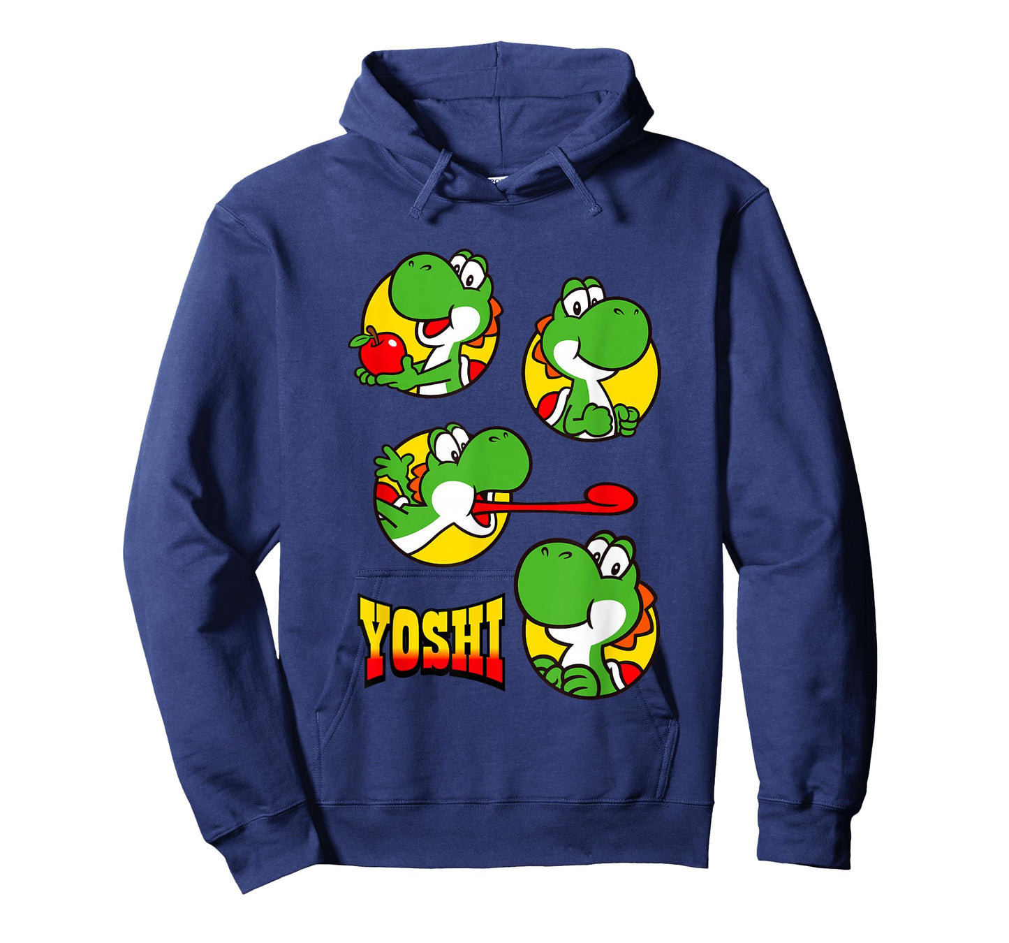 Super Mario Bros Yoshi Big Snack Bubble Portraits T-Shirt