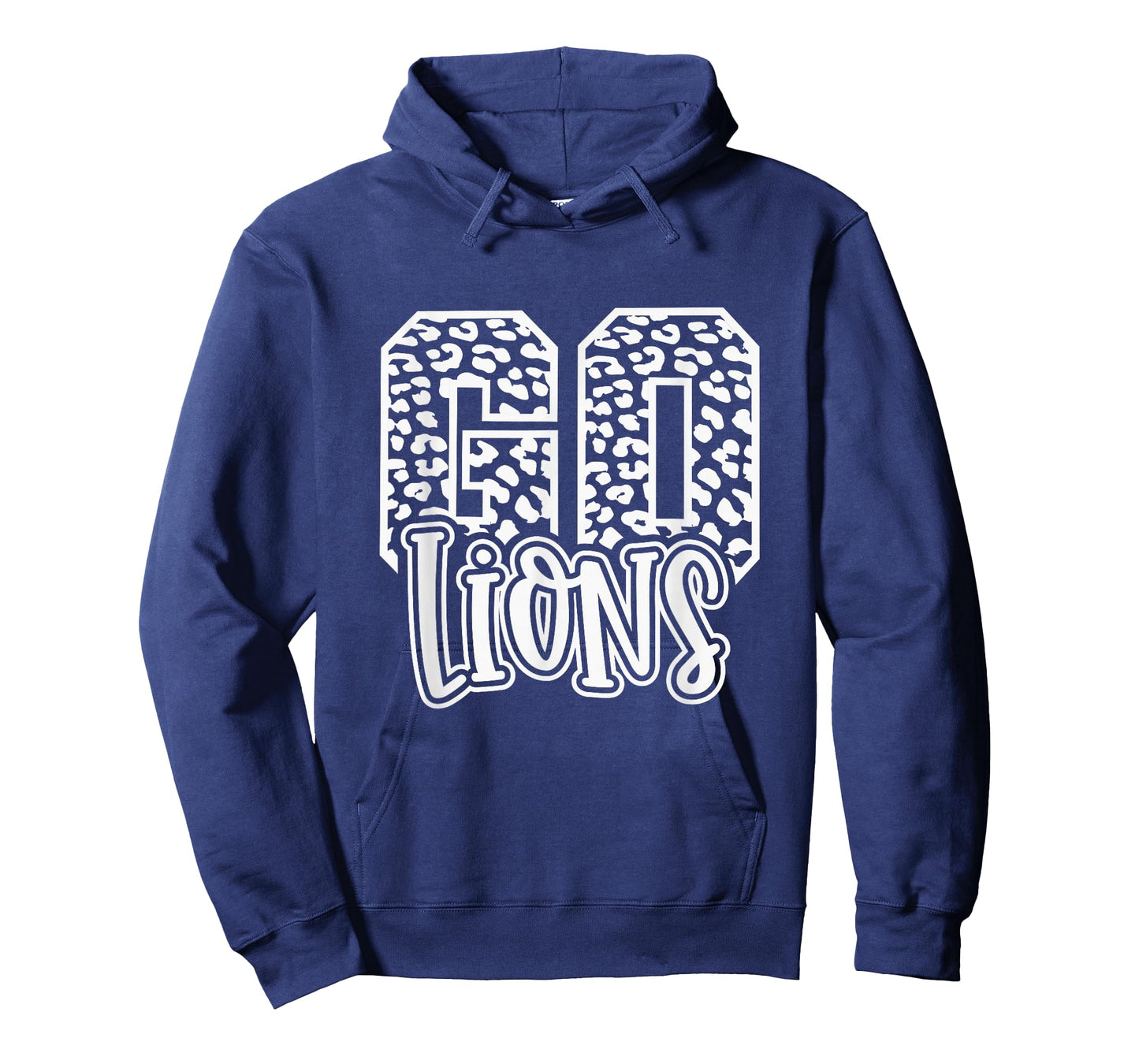 Lions Mascot GO Team Spirit Game Day School Cute Trendy T-Shirt