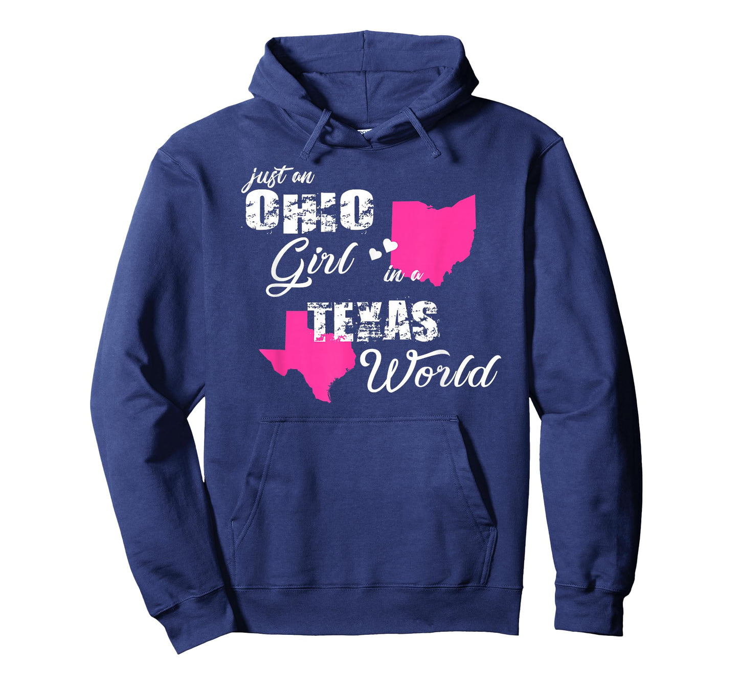 Funny Ohio Shirts Just an Ohio girl in a Texas T-Shirt