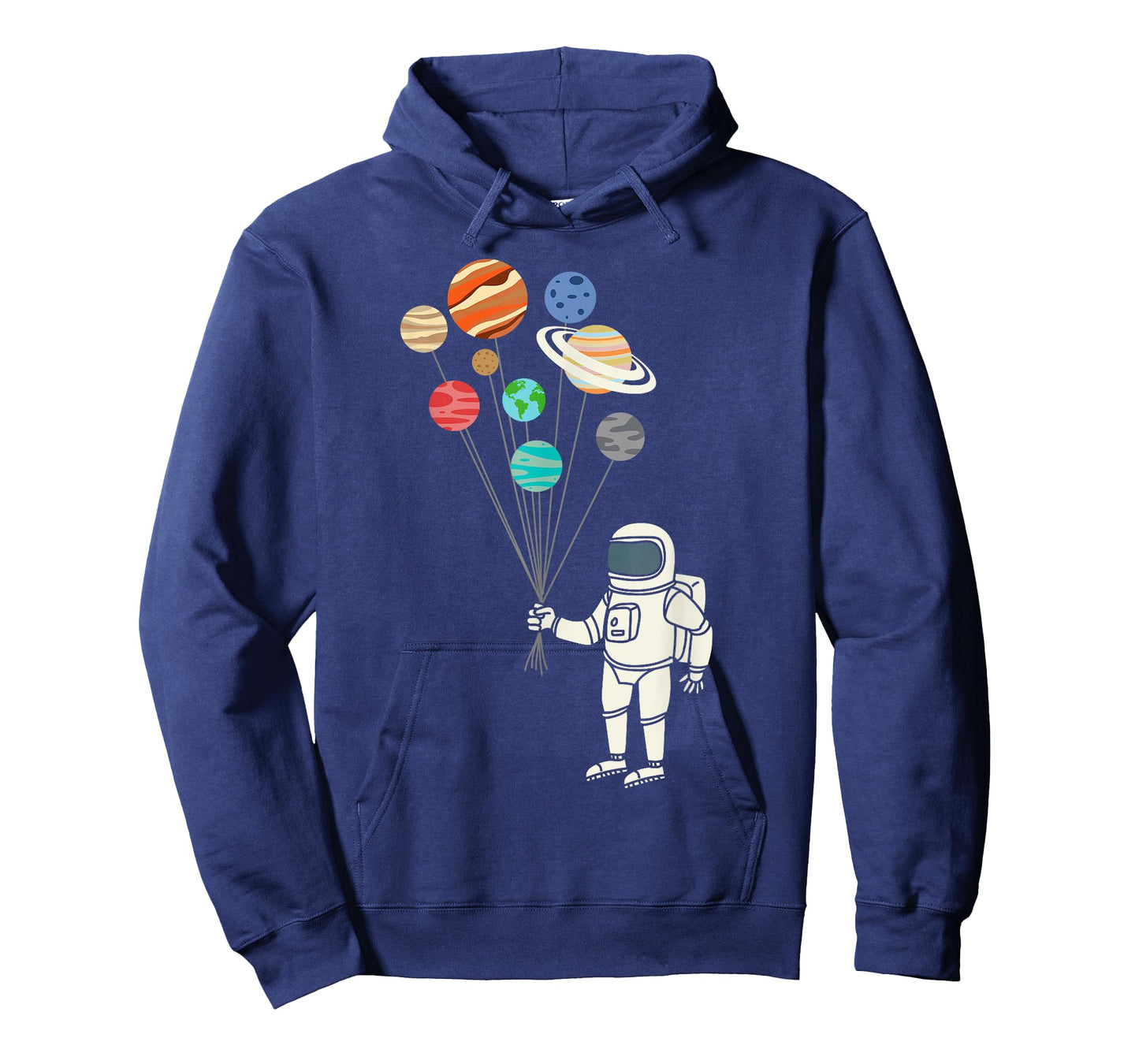 Astronaut Planets Balloons Funny Solar Space Birthday Party T-Shirt