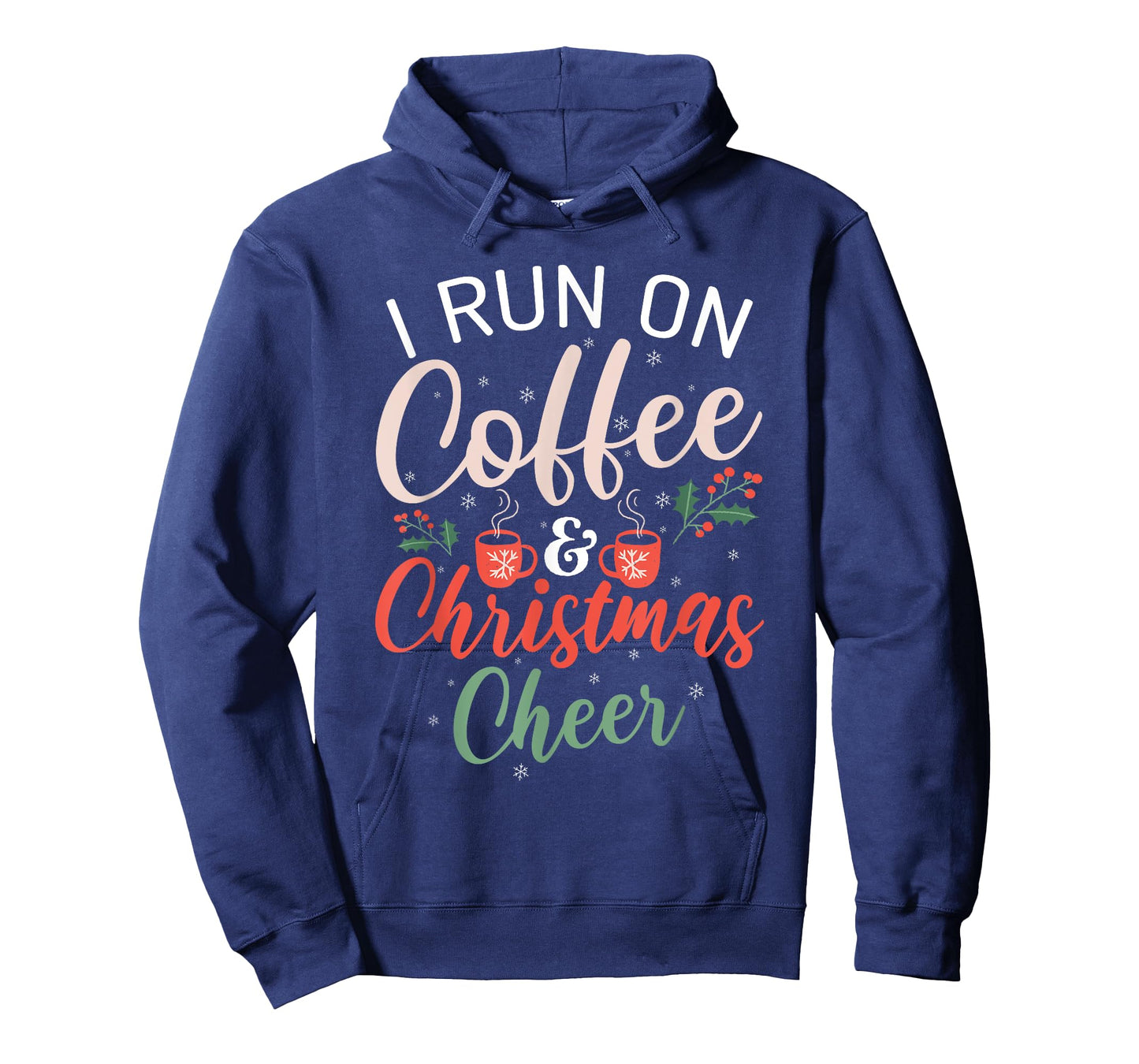 I run on Coffee & Christmas Cheer Xmas Christmas T-Shirt