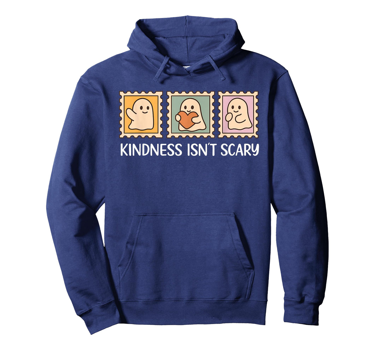 Kindness Isn’t Scary Tee Cute Ghost Positive Halloween T-Shirt