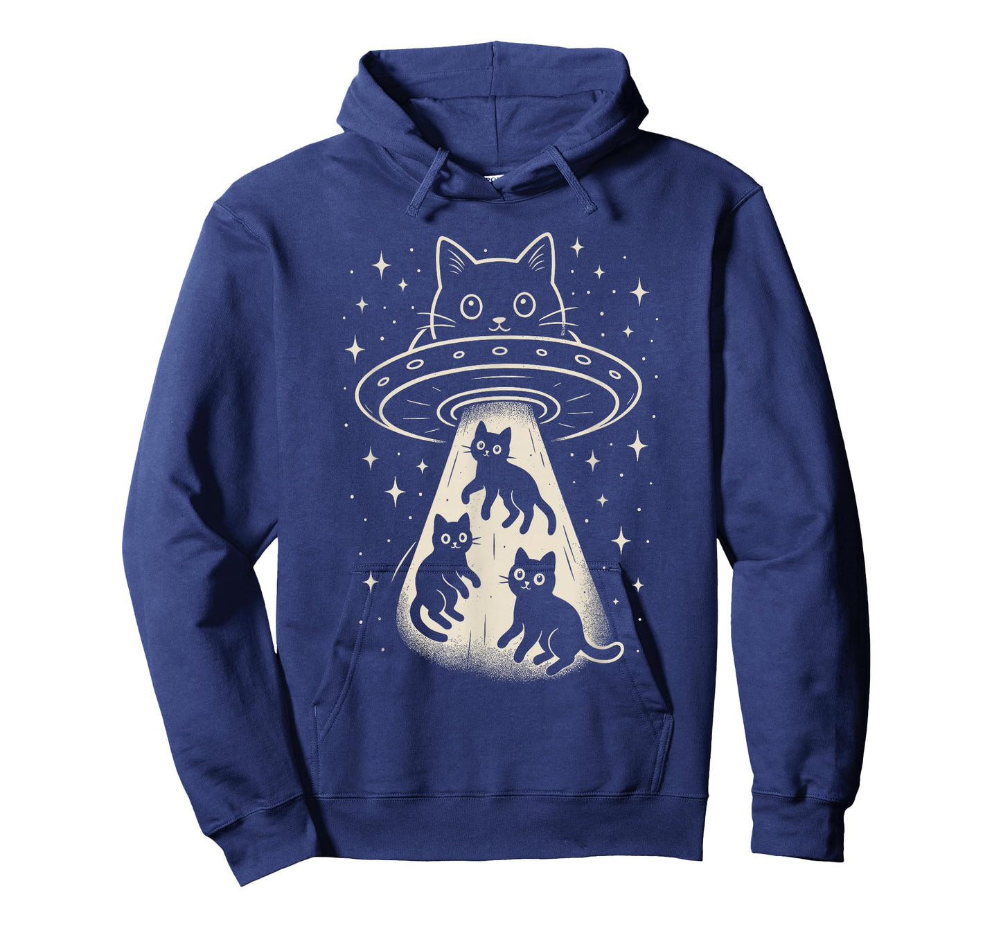 Alien Cat UFO โ Funny Space Kitty Abduction Cartoon Design T-Shirt