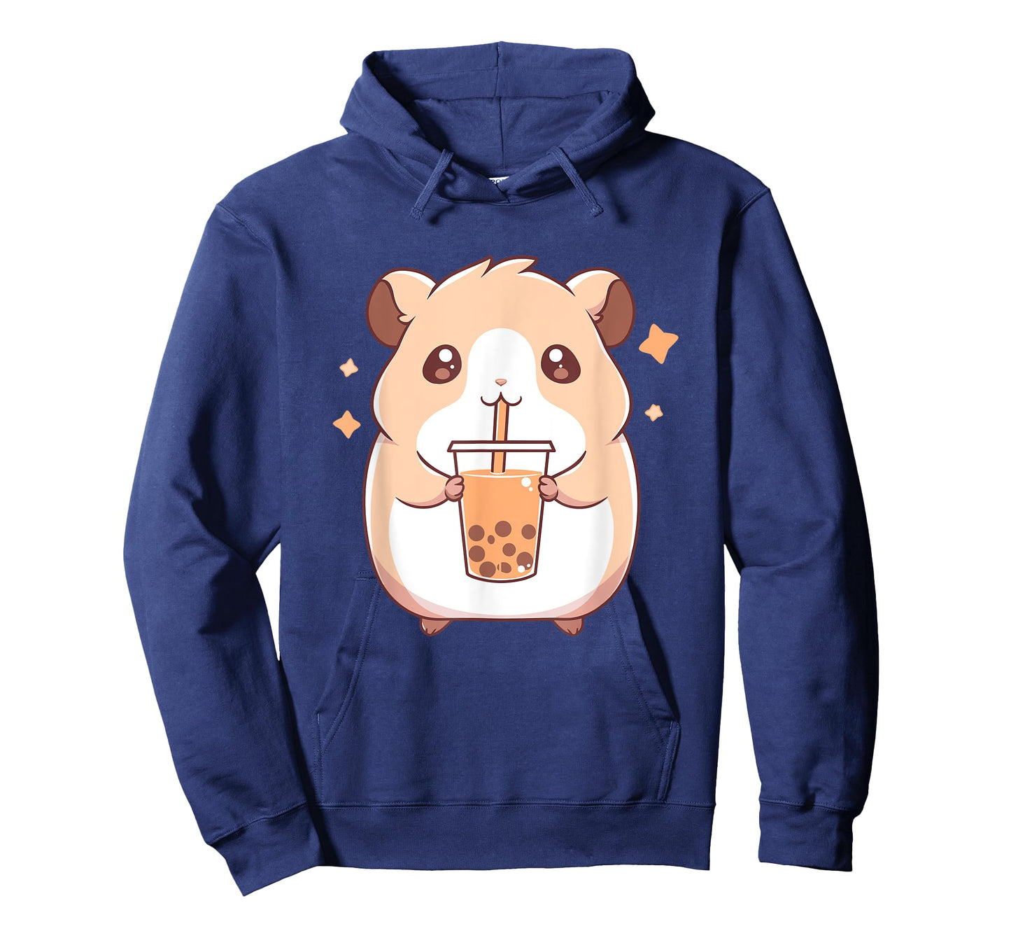 Kawaii Cute Hamster Drinking Boba Bubble Milk Tea T-Shirt