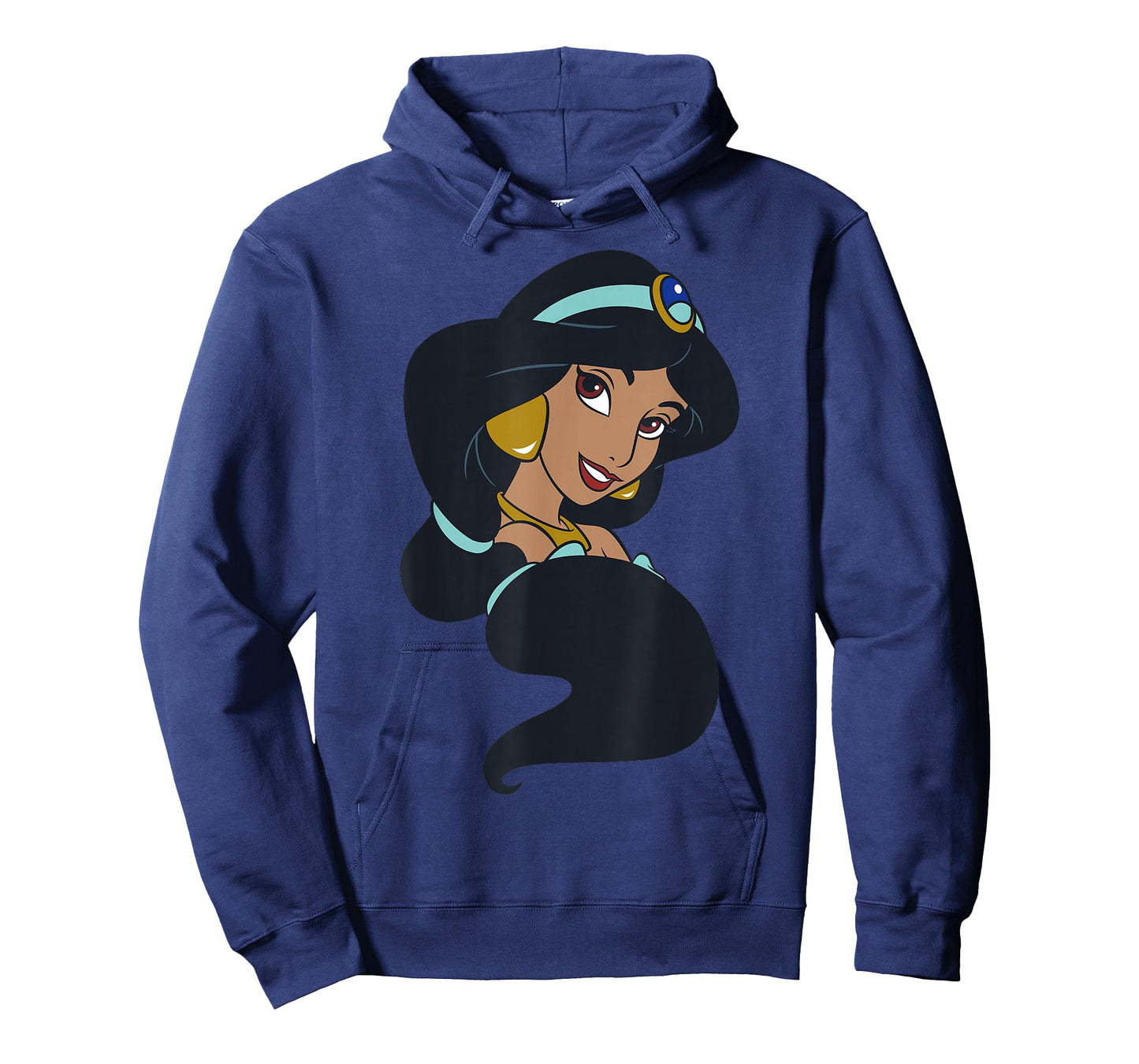 Disney Aladdin Jasmine Hair Swirl Big Portrait T-Shirt
