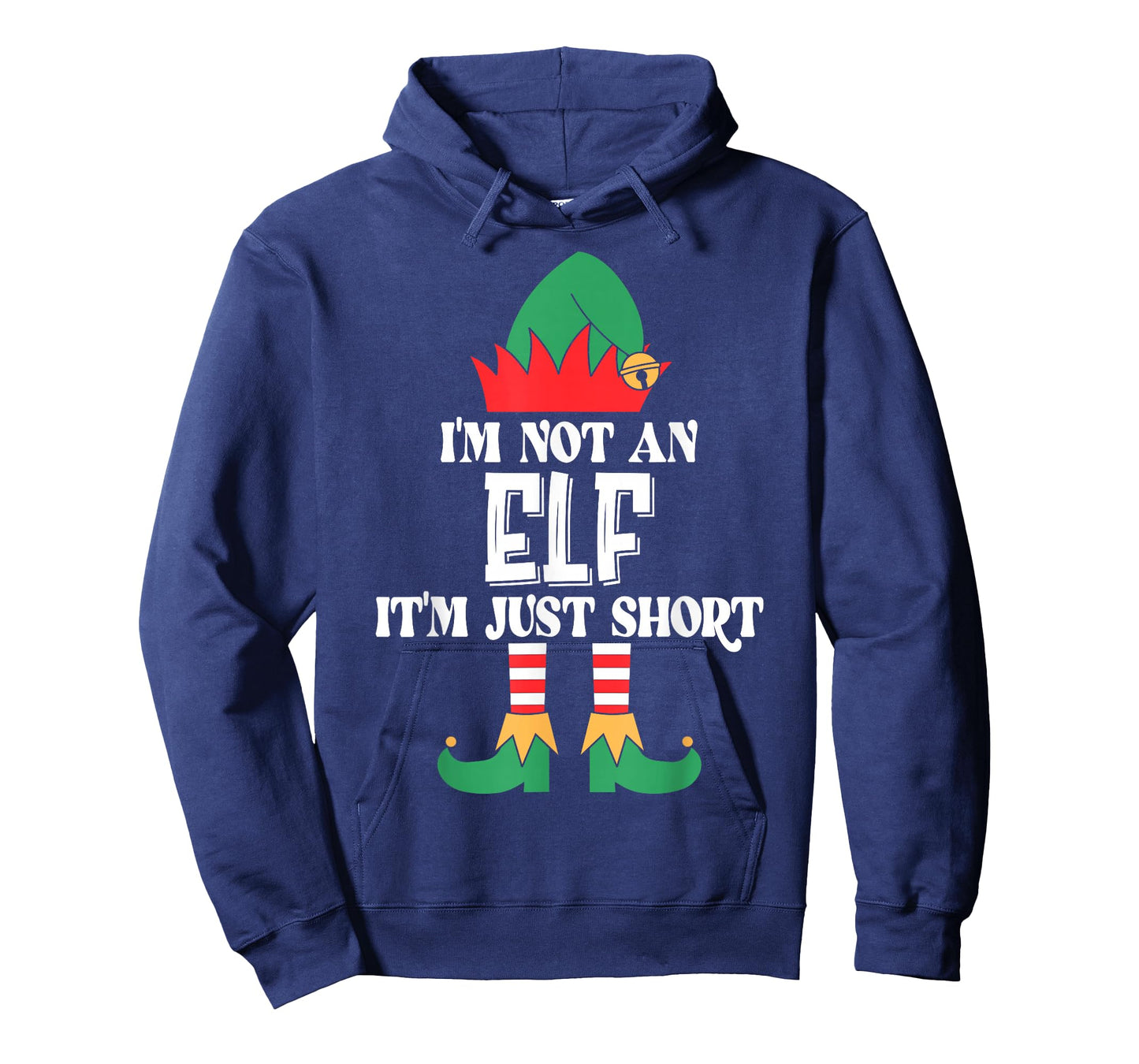Im Not an Elf Just Short Funny Christmas Xmas Men Women Kids T-Shirt