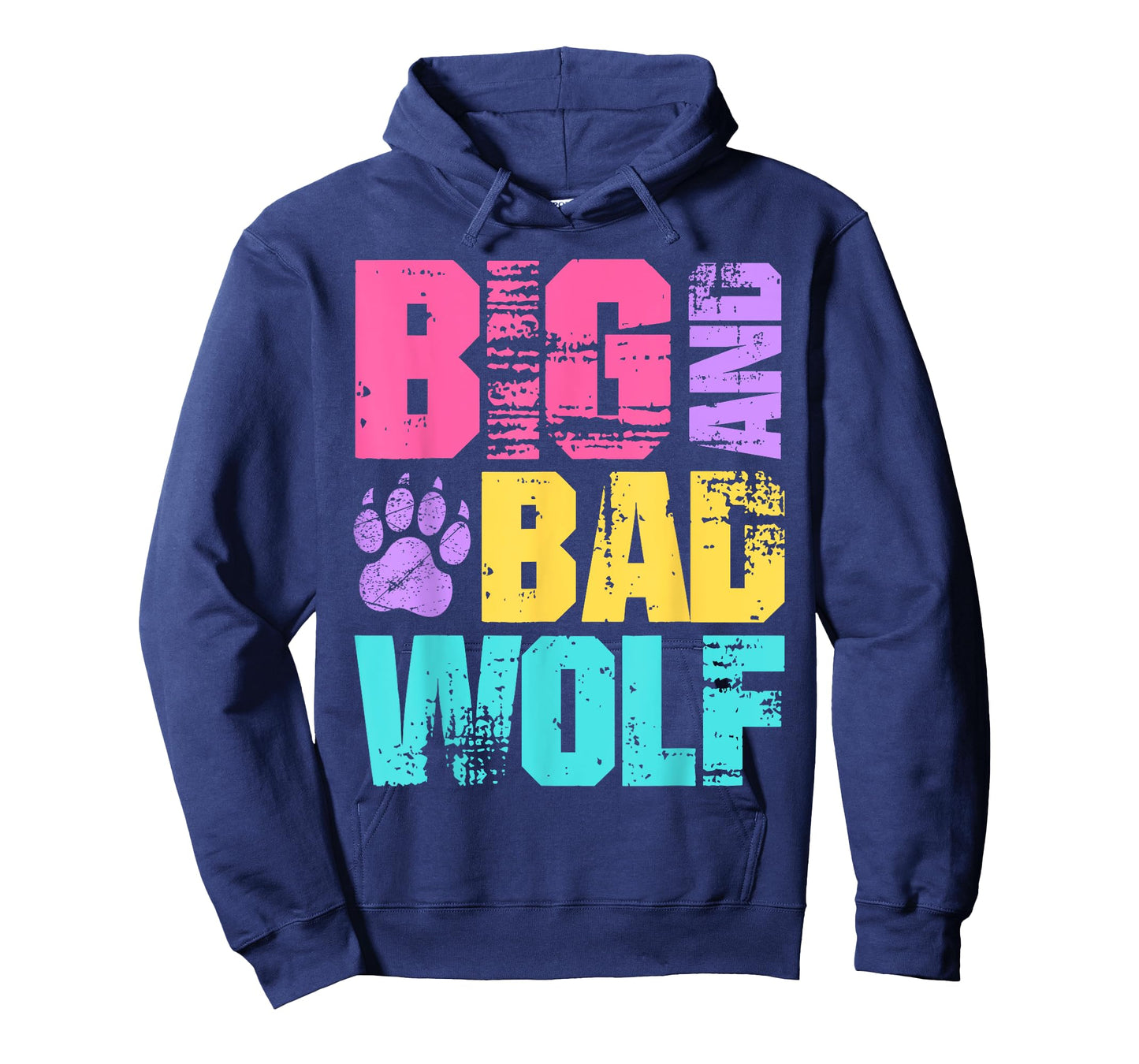 Wolf Spirit BIG AND BAD WOLF Wolf Pack Funny Wolves T-Shirt