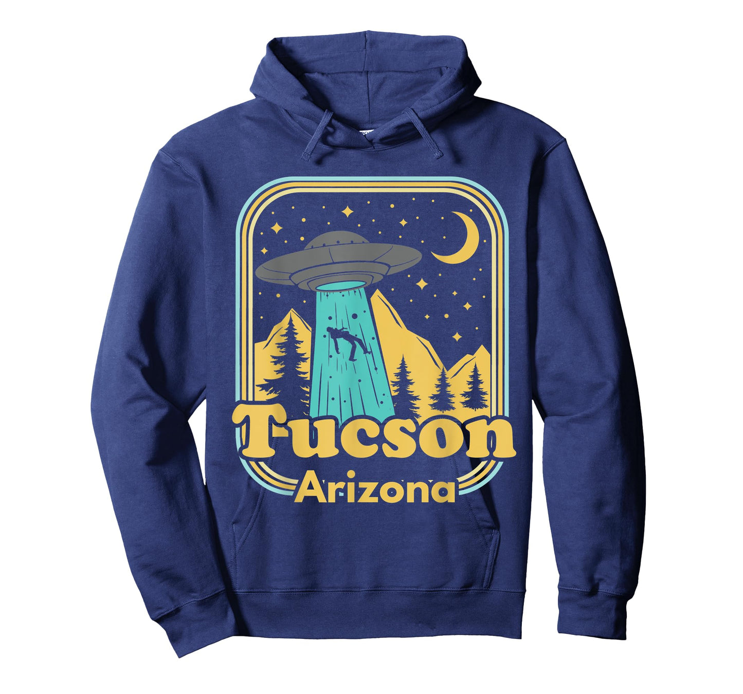 Tucson Arizona UFO Alien Hunter Ironic 80s State Pride T-Shirt