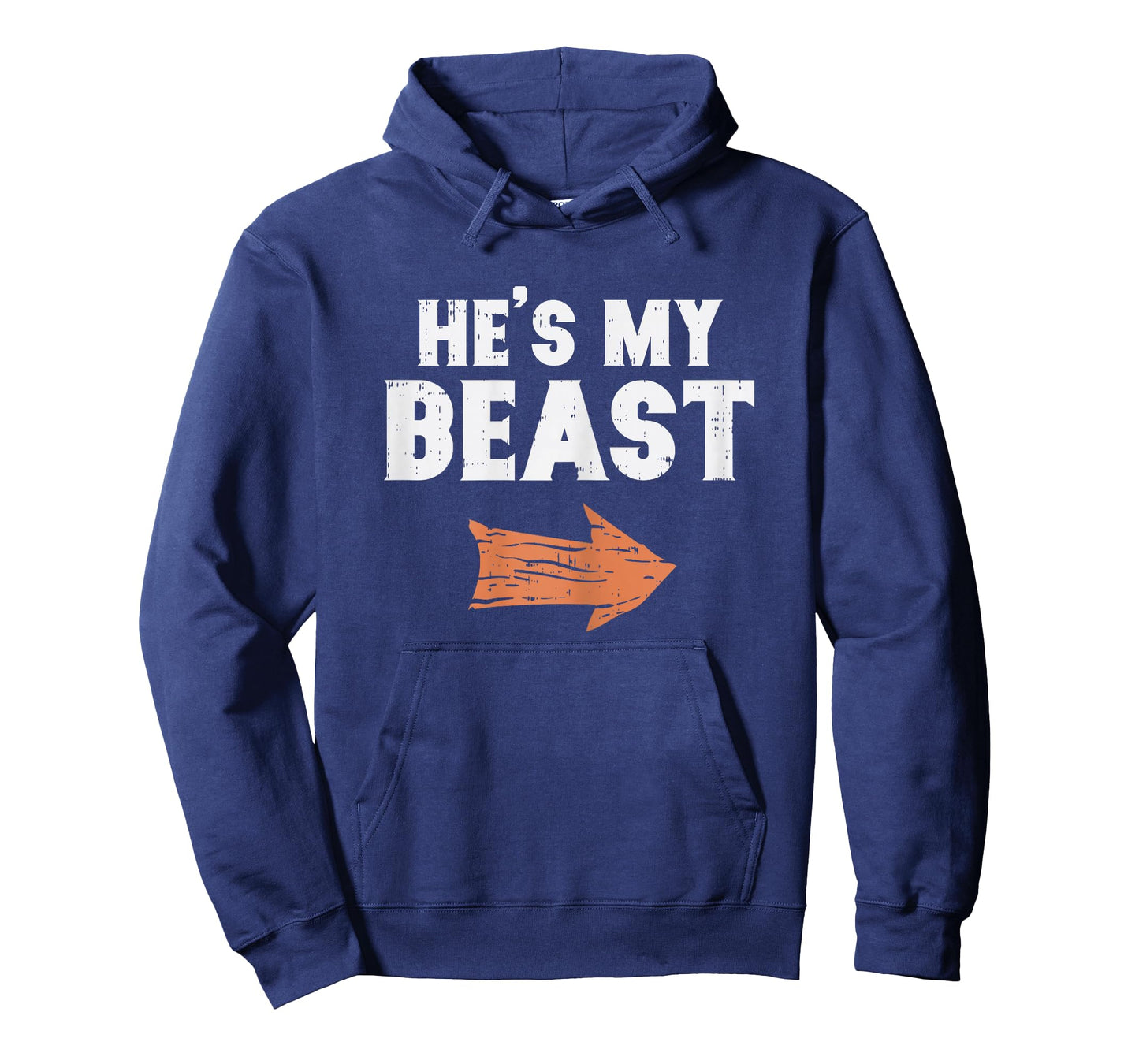 He's My Beast Matching Couple Halloween Costume Husband Wife T-Shirt