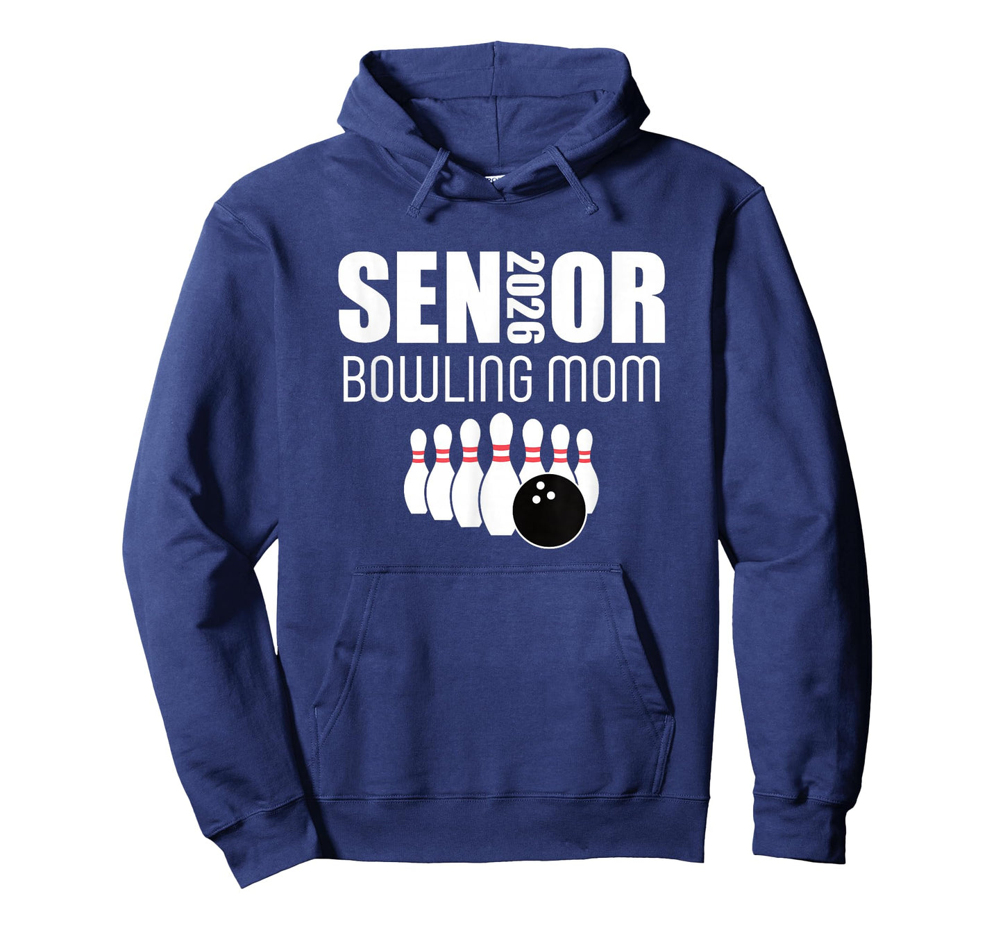 2026 Senior Bowling Mom Bowling Team Parent Helper T-Shirt