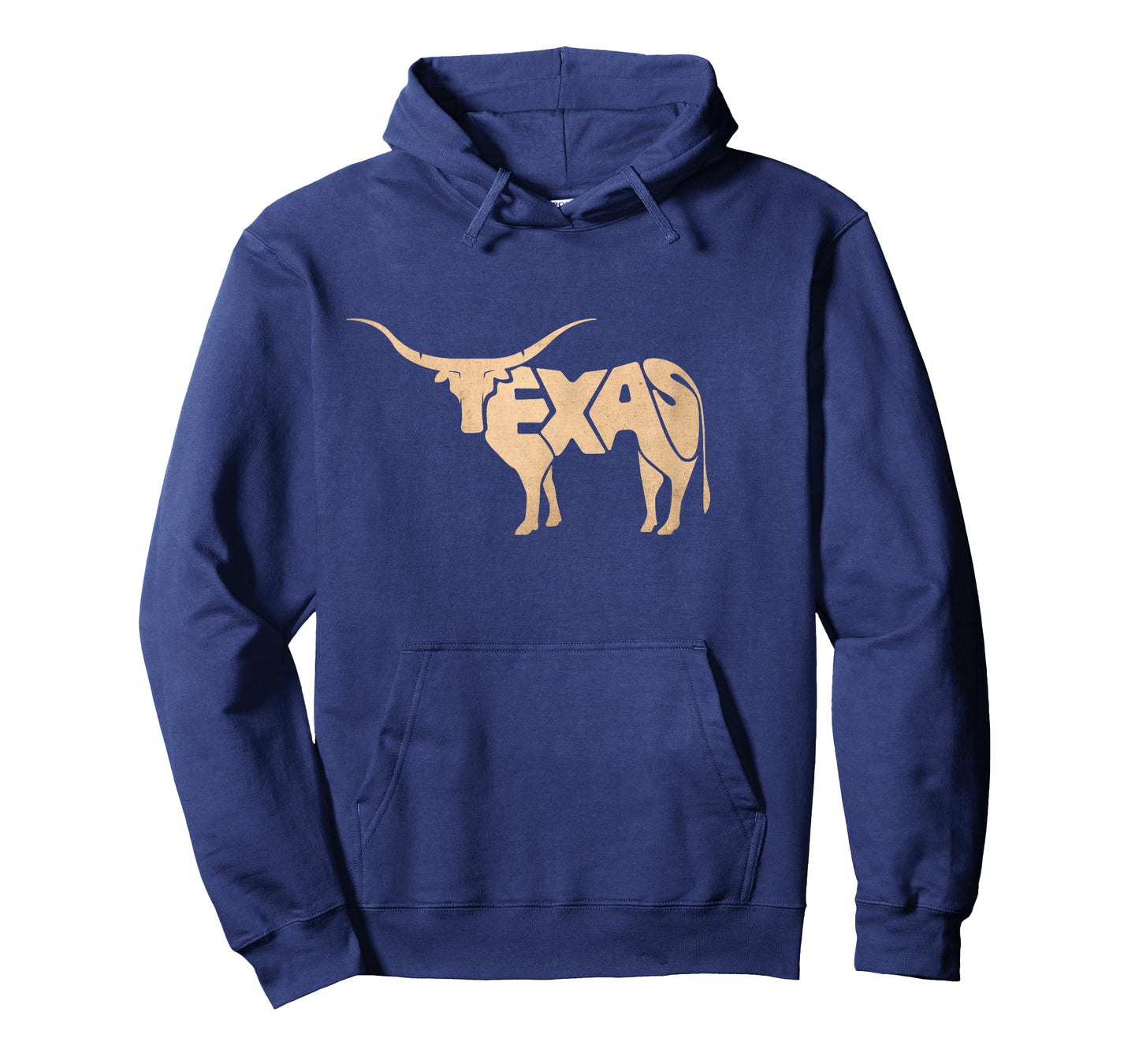 Texas Longhorn Word Art - Cool Animal T-Shirt